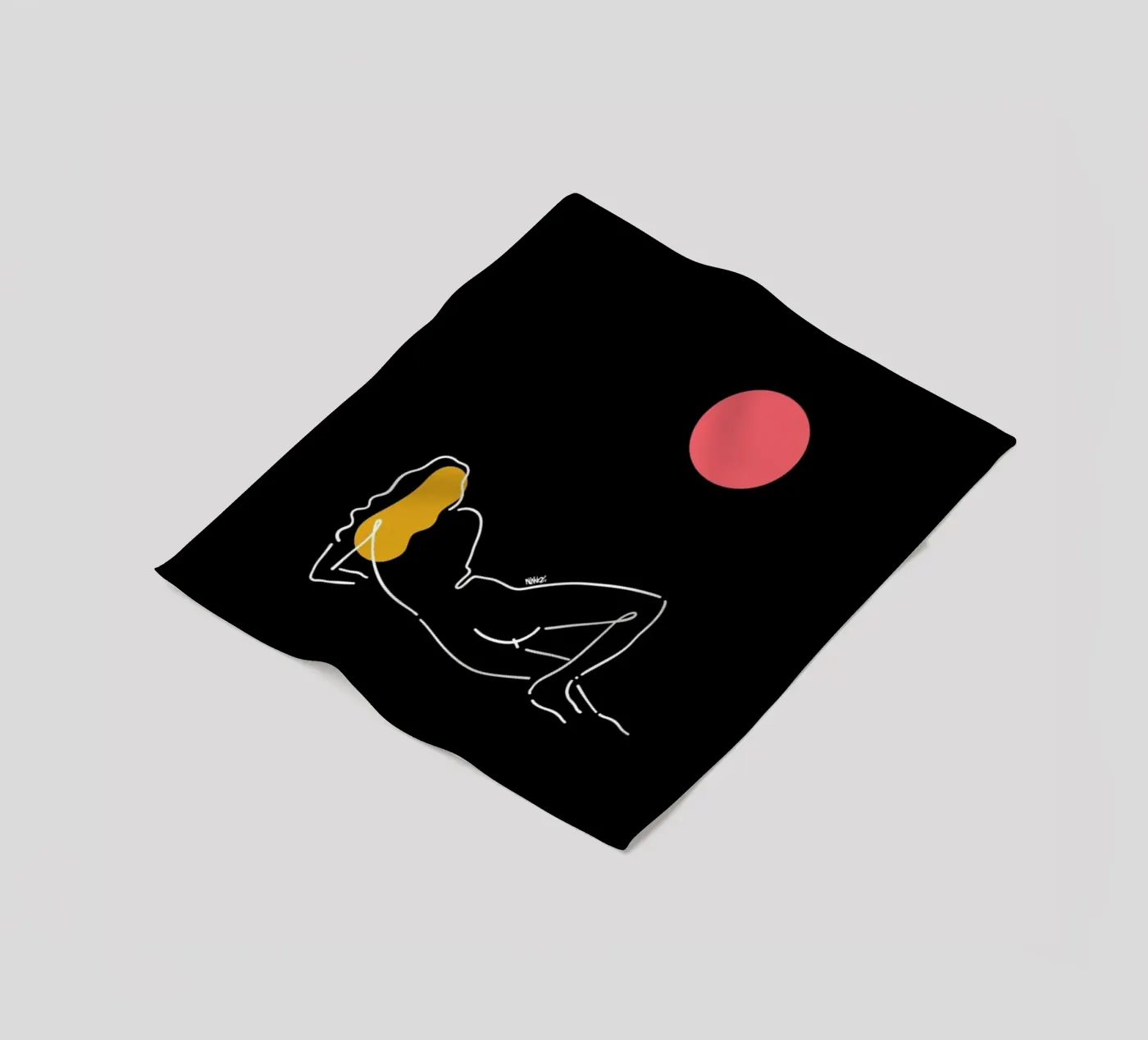 Moon fleecedeken van Ninhol