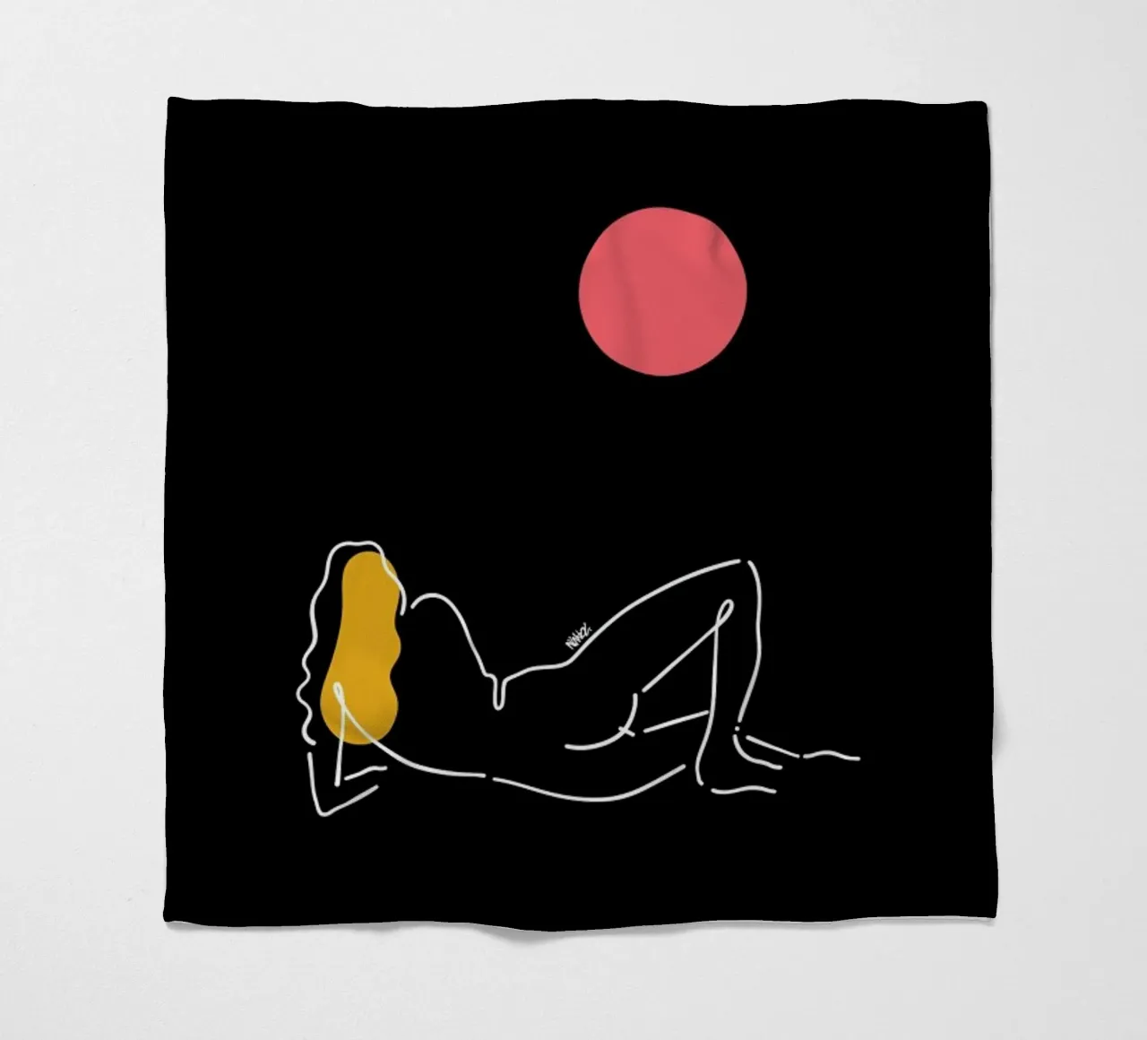 Moon Fleecedecke von Ninhol