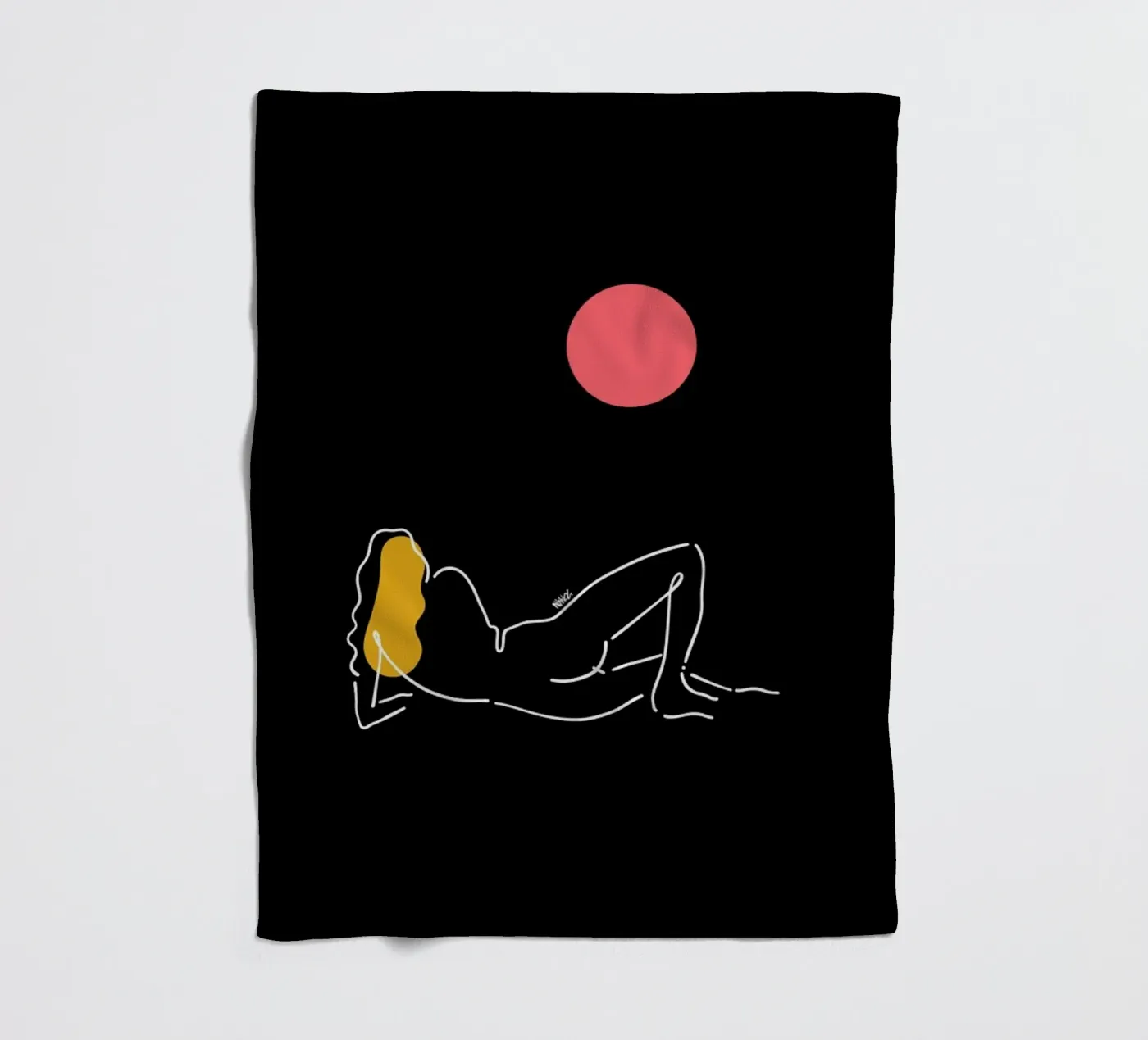 Moon fleecedeken van Ninhol