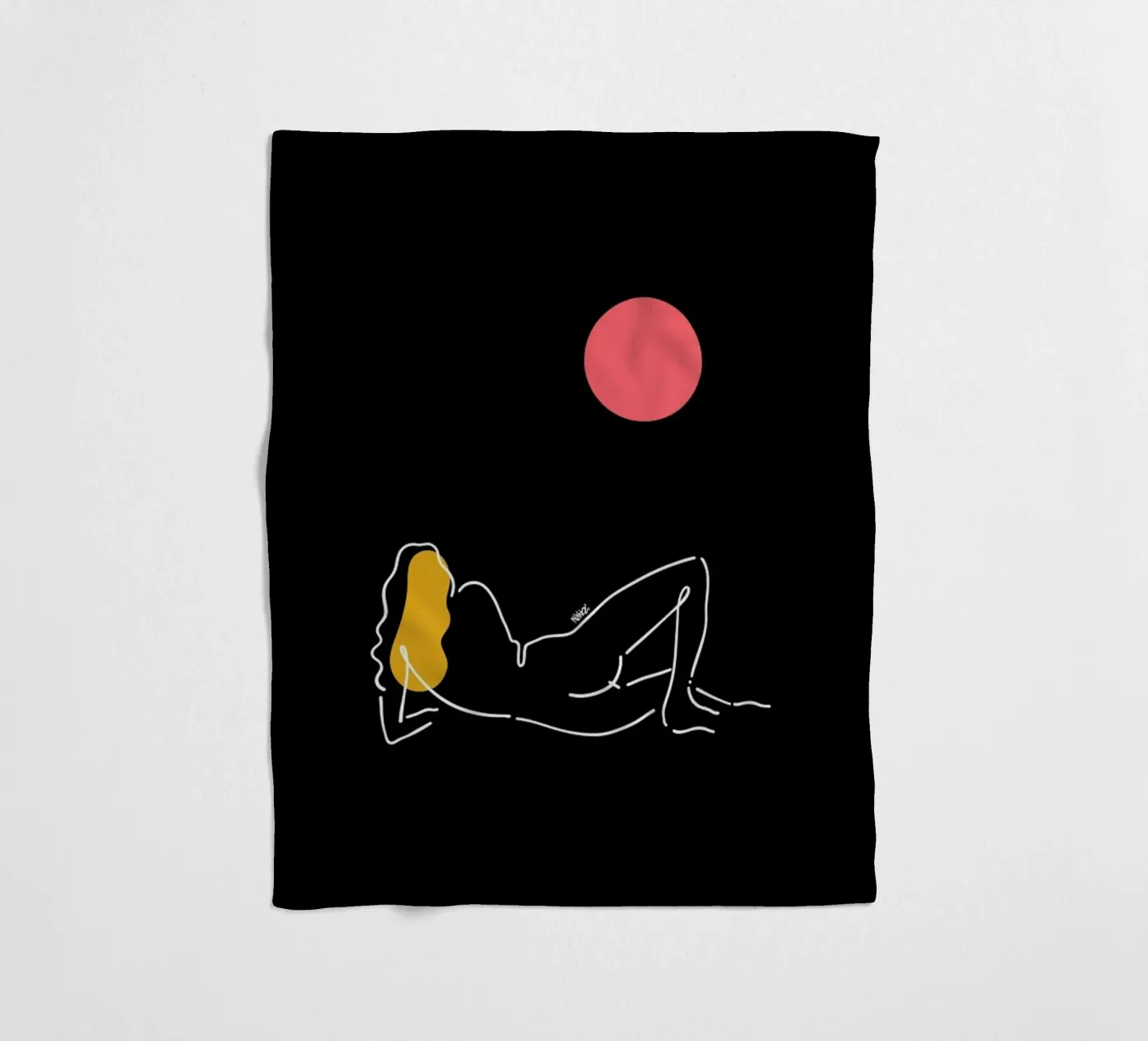 Moon fleecedeken van Ninhol