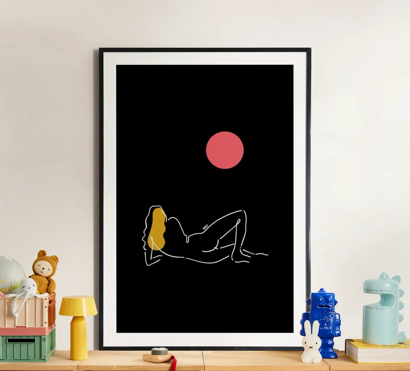 Moon poster van Ninhol