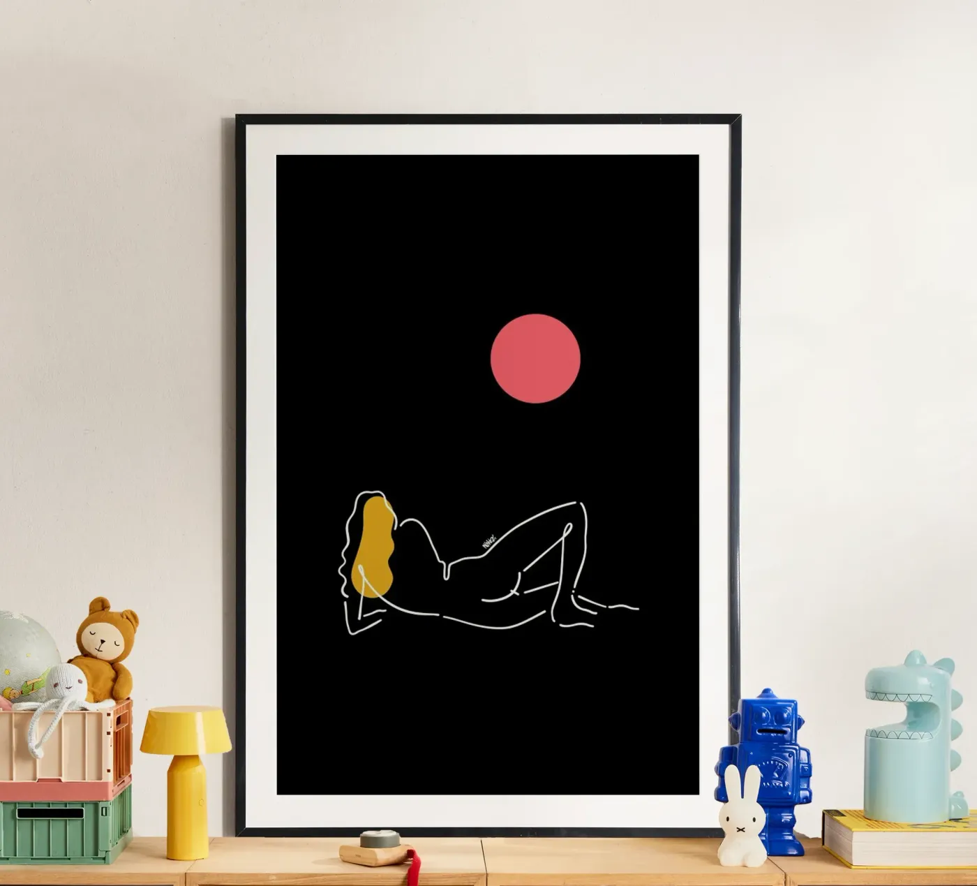 Moon Poster von Ninhol