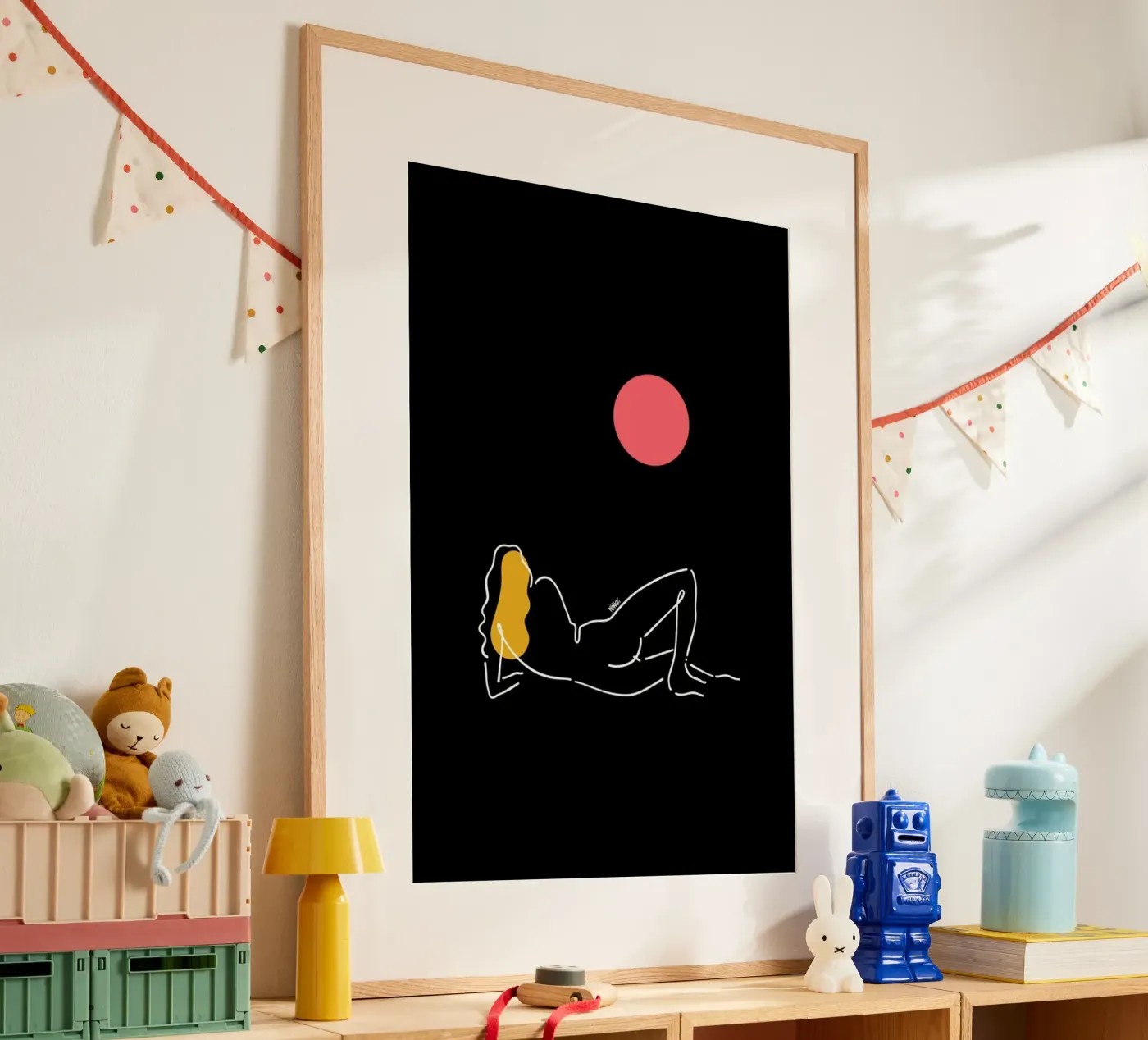 Moon poster van Ninhol
