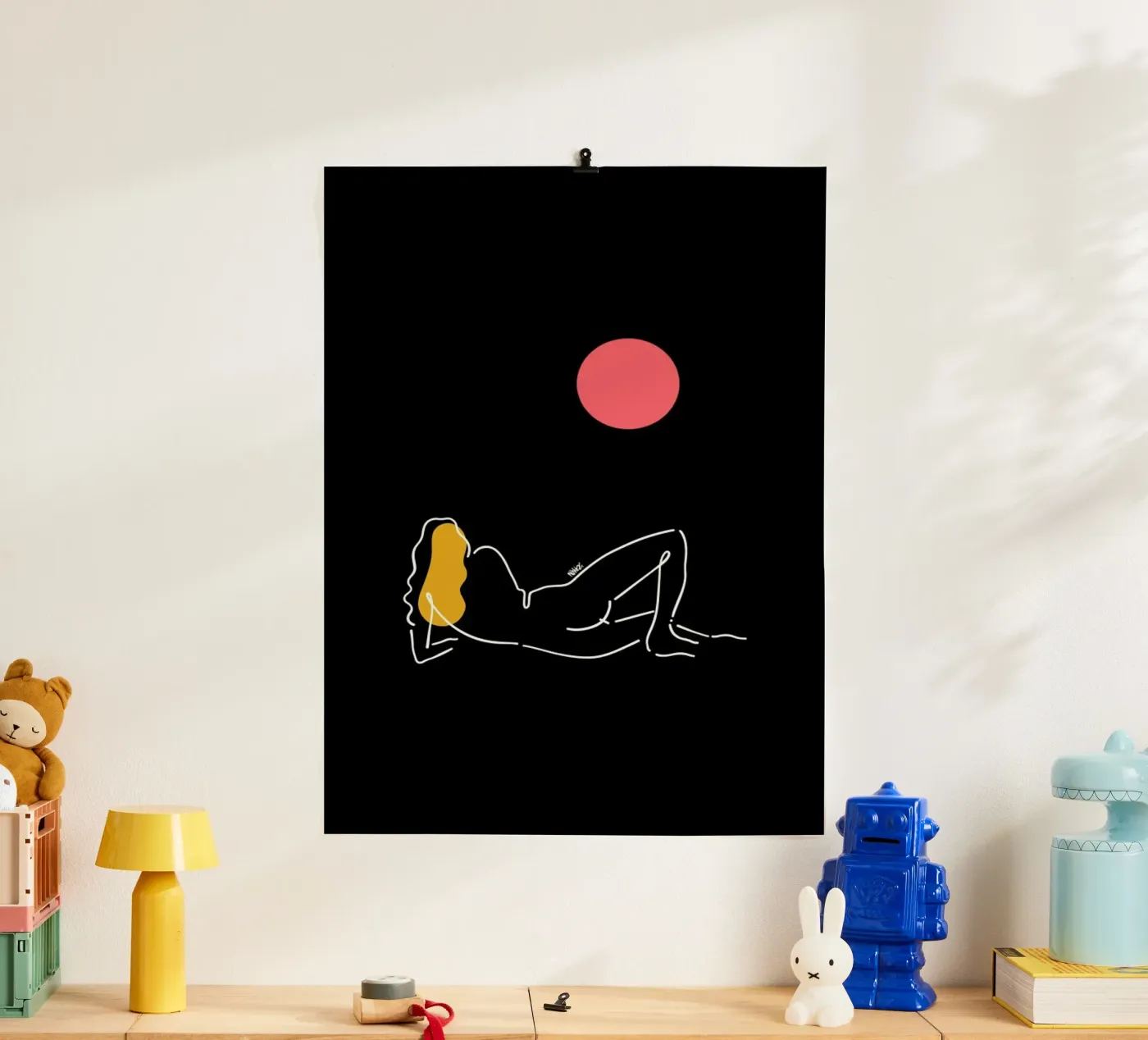 Moon poster van Ninhol