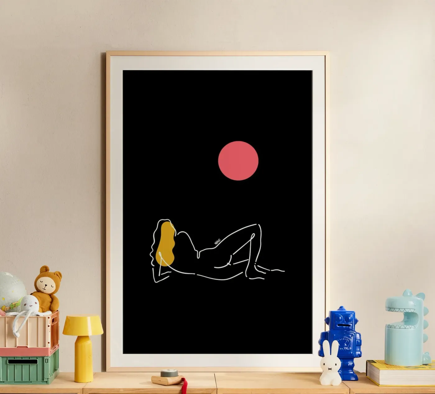 Moon poster van Ninhol