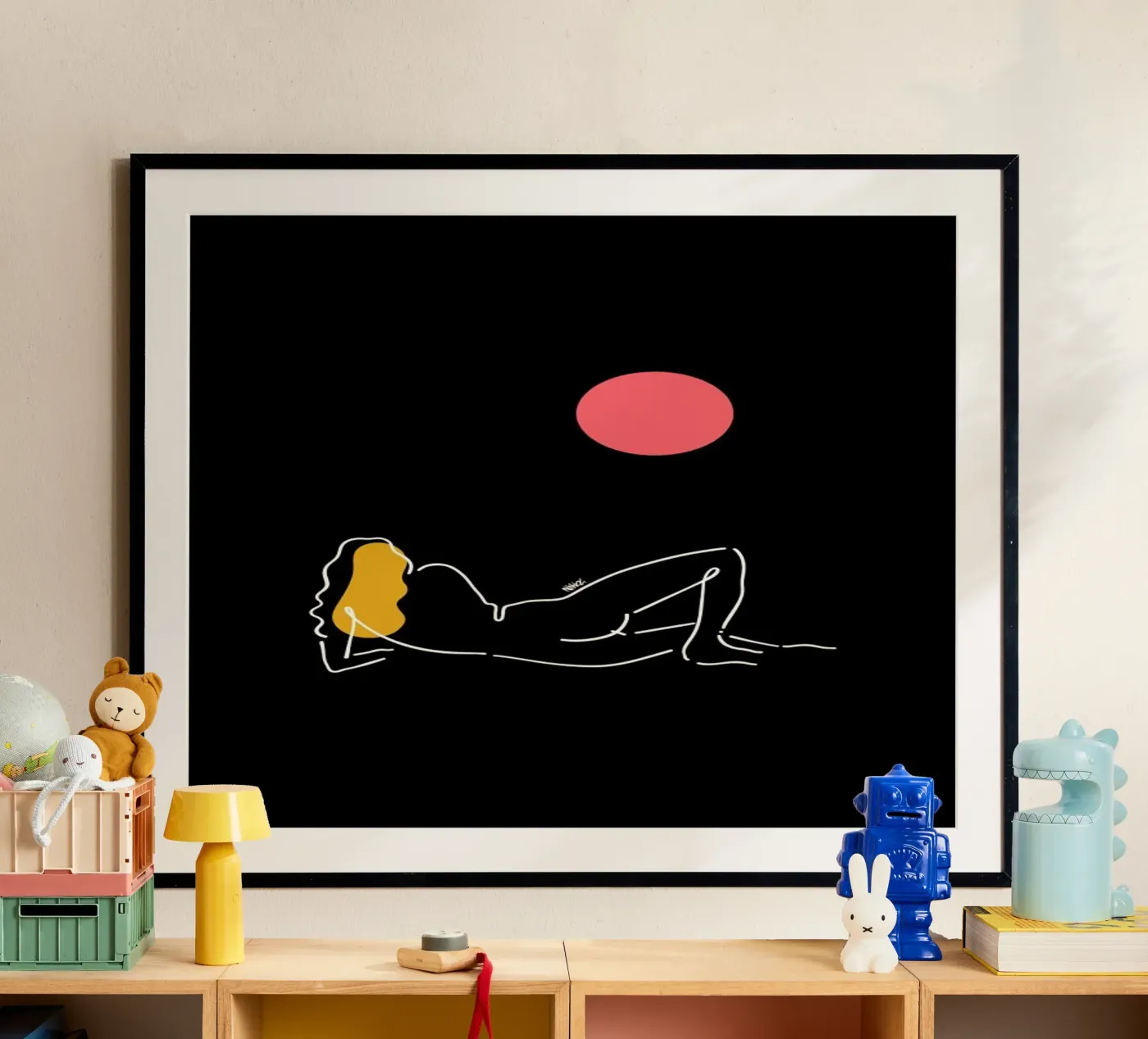 Moon poster van Ninhol