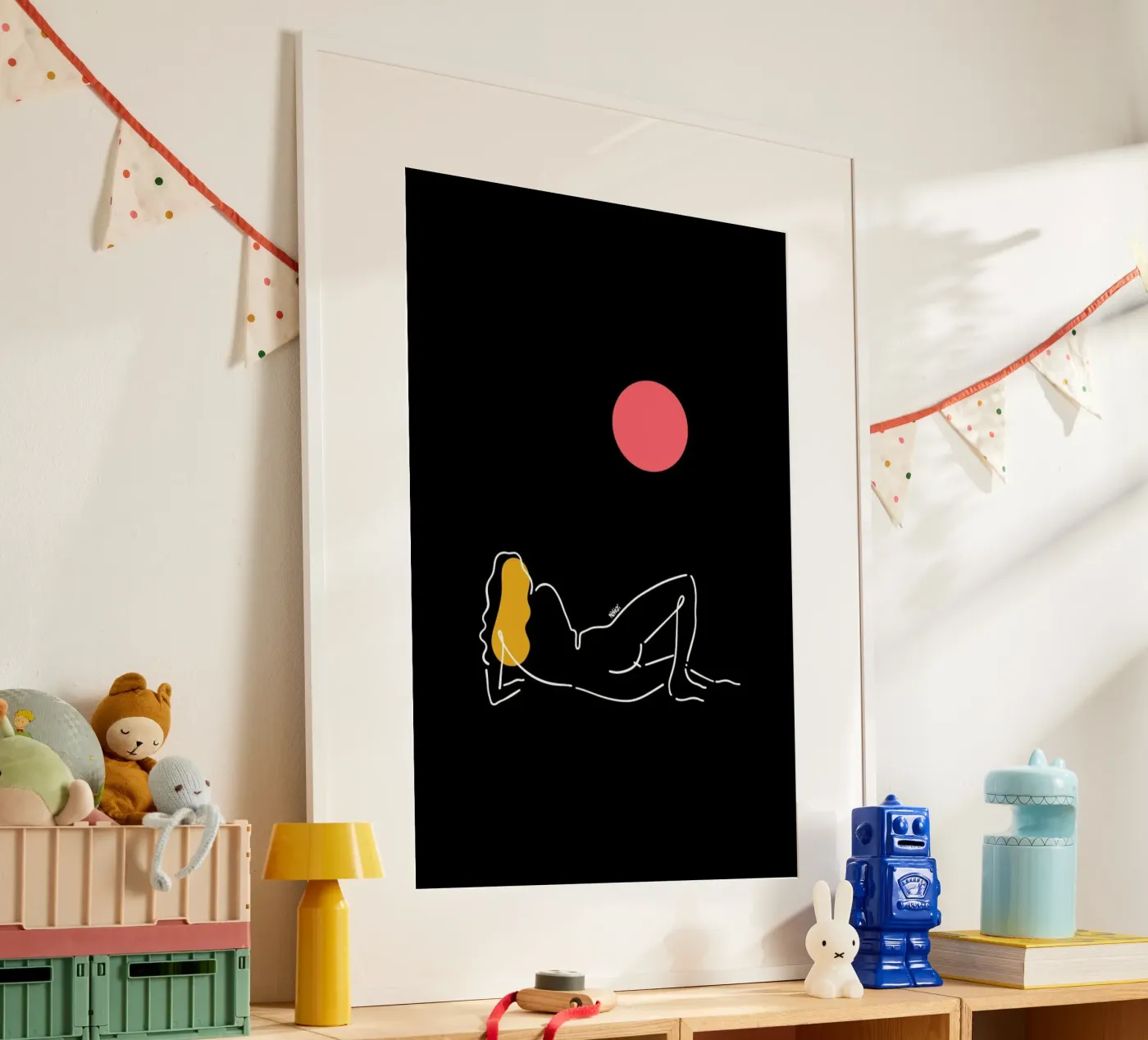 Moon poster van Ninhol