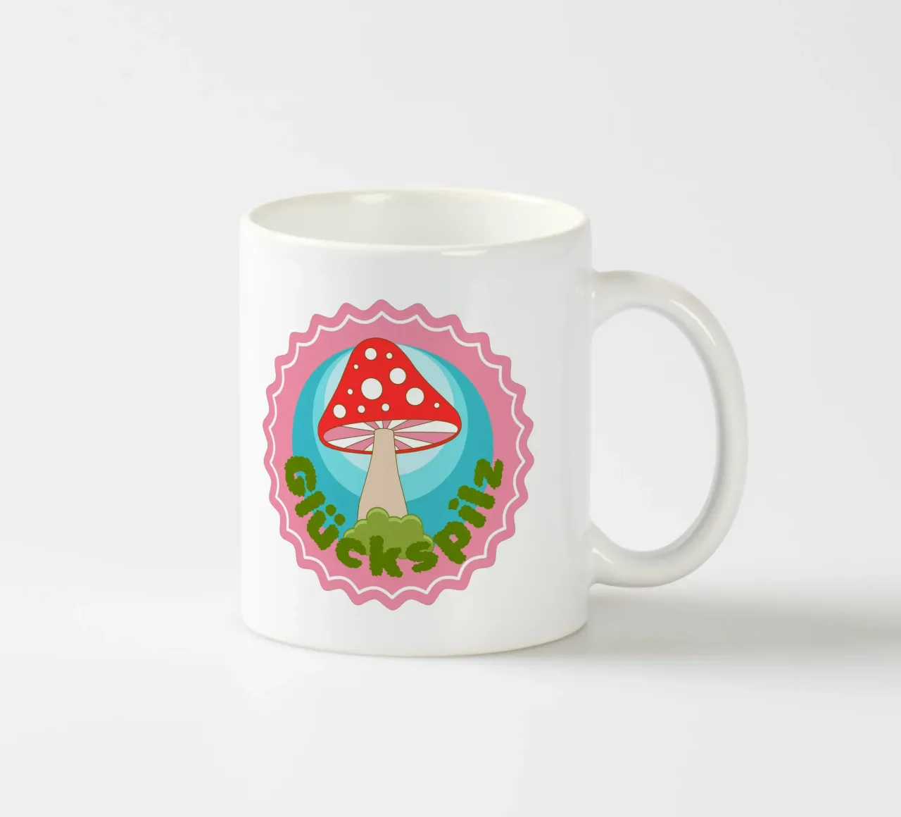glückspilz tazza in ceramica da fummelhummel