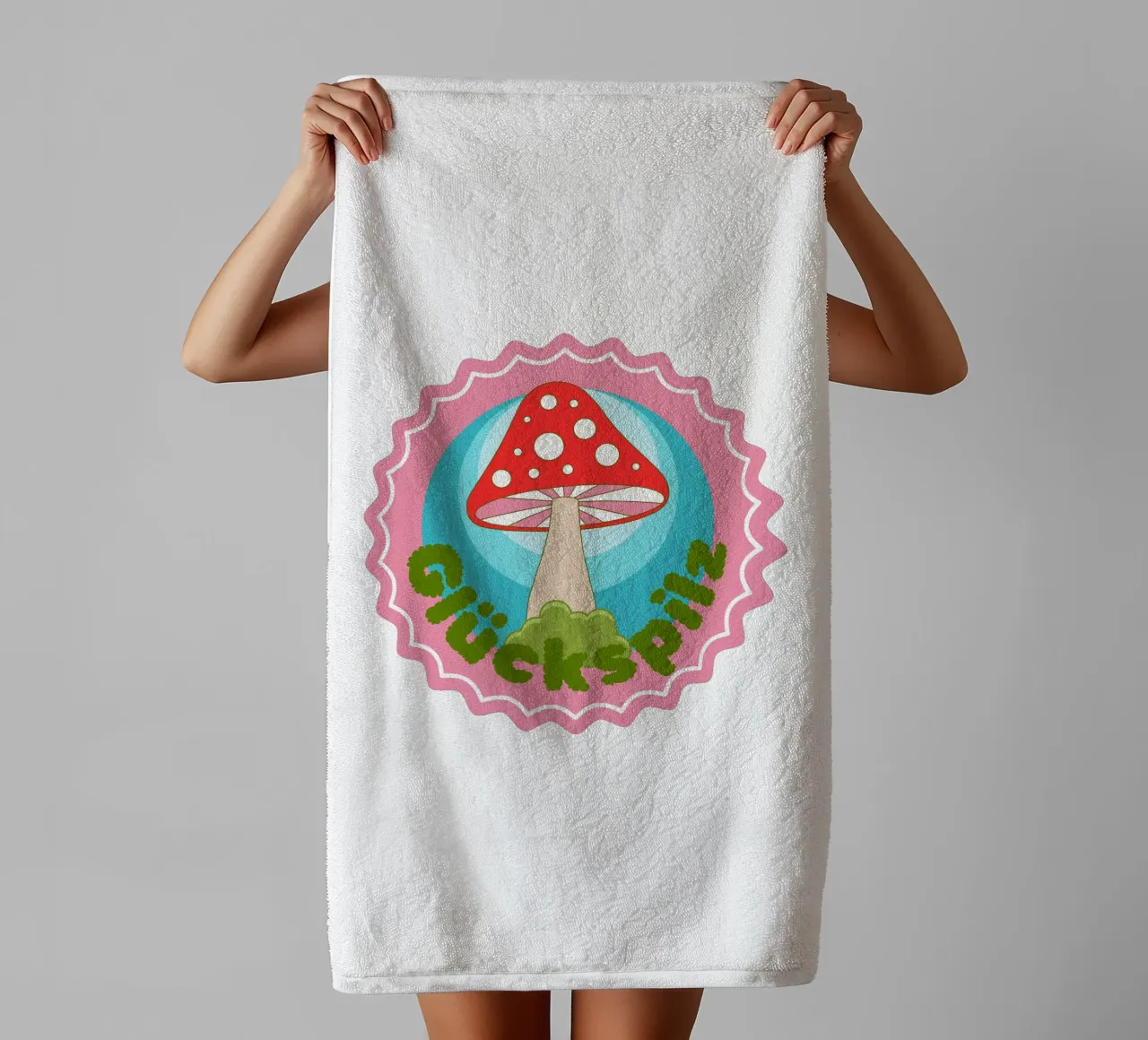 glückspilz asciugamano da bagno da fummelhummel