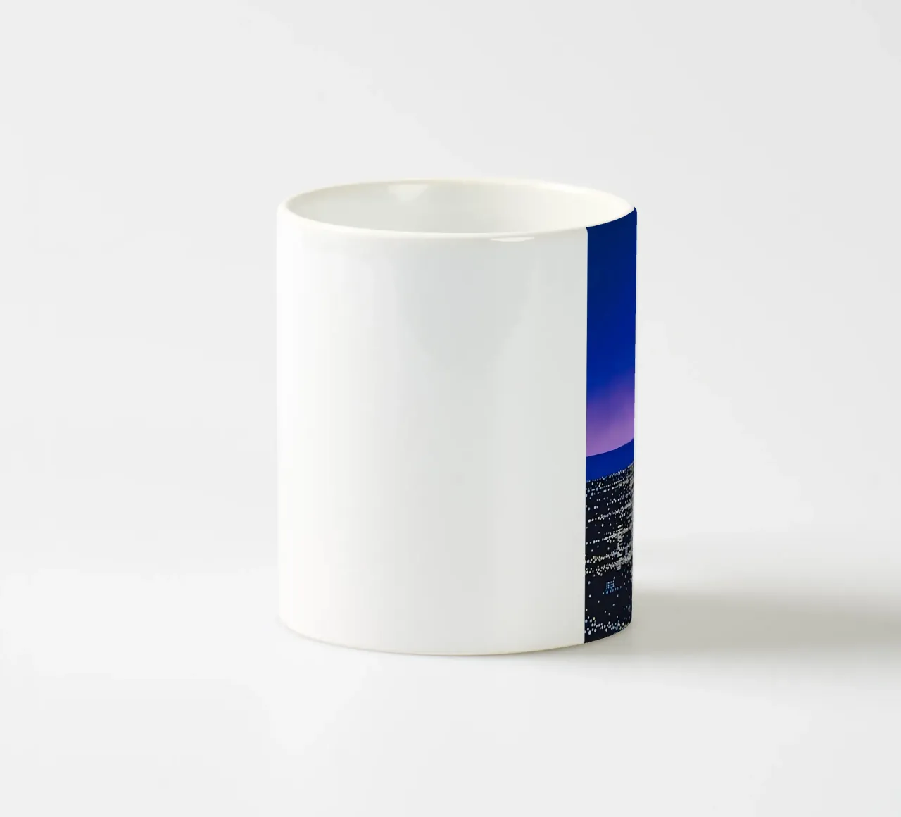 Hiroshi Nagai - Aereo sulla città notturna tazza in ceramica da Giox Store Legendary