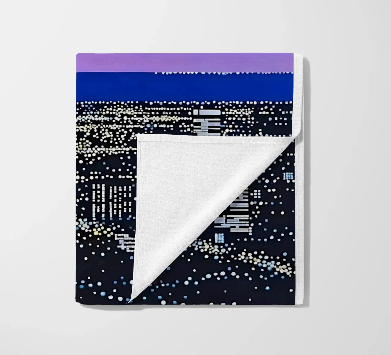 Hiroshi Nagai - Aereo sulla città notturna telo mare da Giox Store Legendary