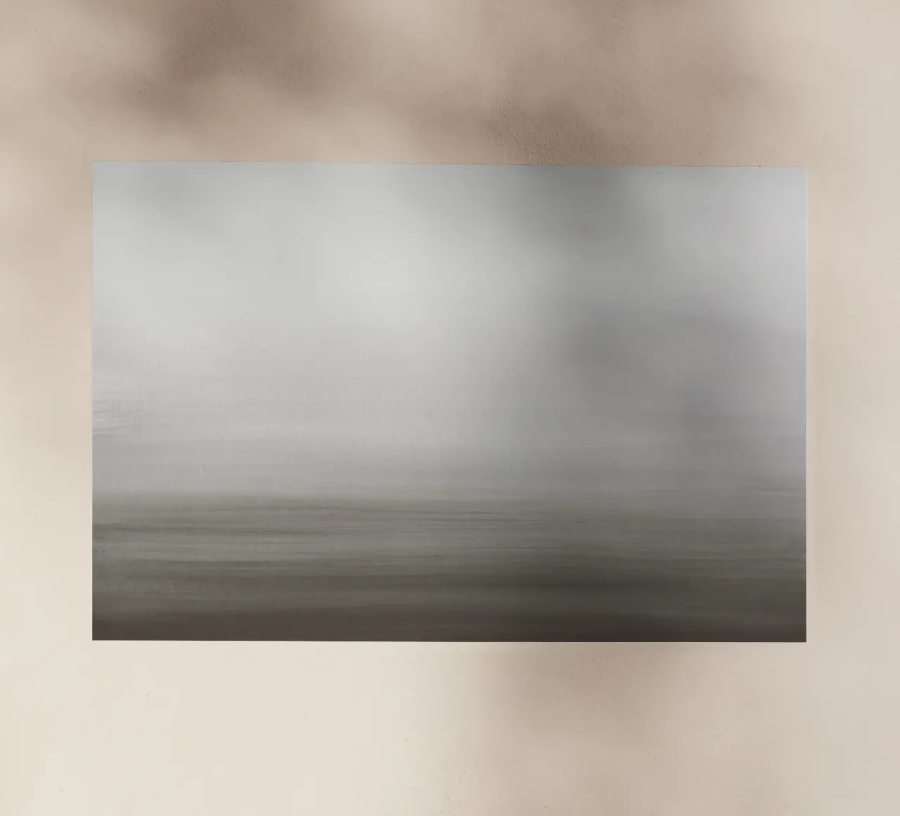 Gradiente di acquerello grigio taupe pellicola backlit da NouveauPrints