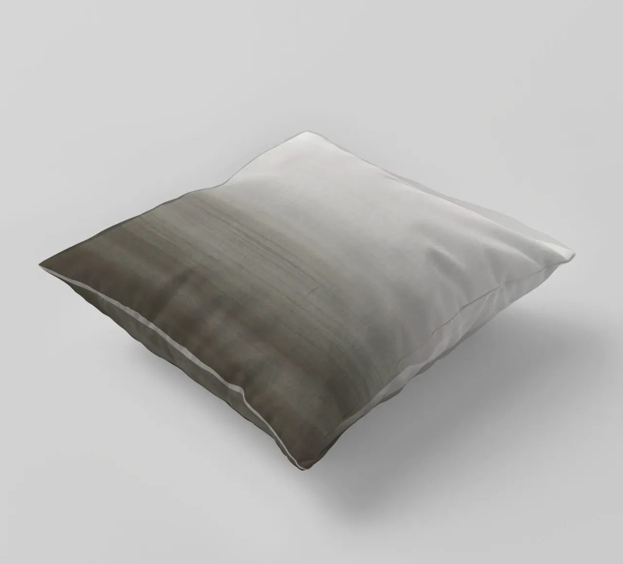 Gradiente di acquerello grigio taupe cuscino da NouveauPrints