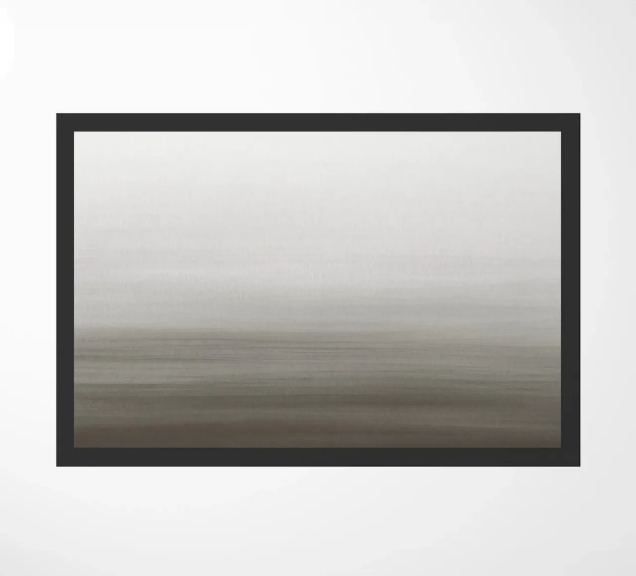 Gradiente di acquerello grigio taupe zerbino da NouveauPrints