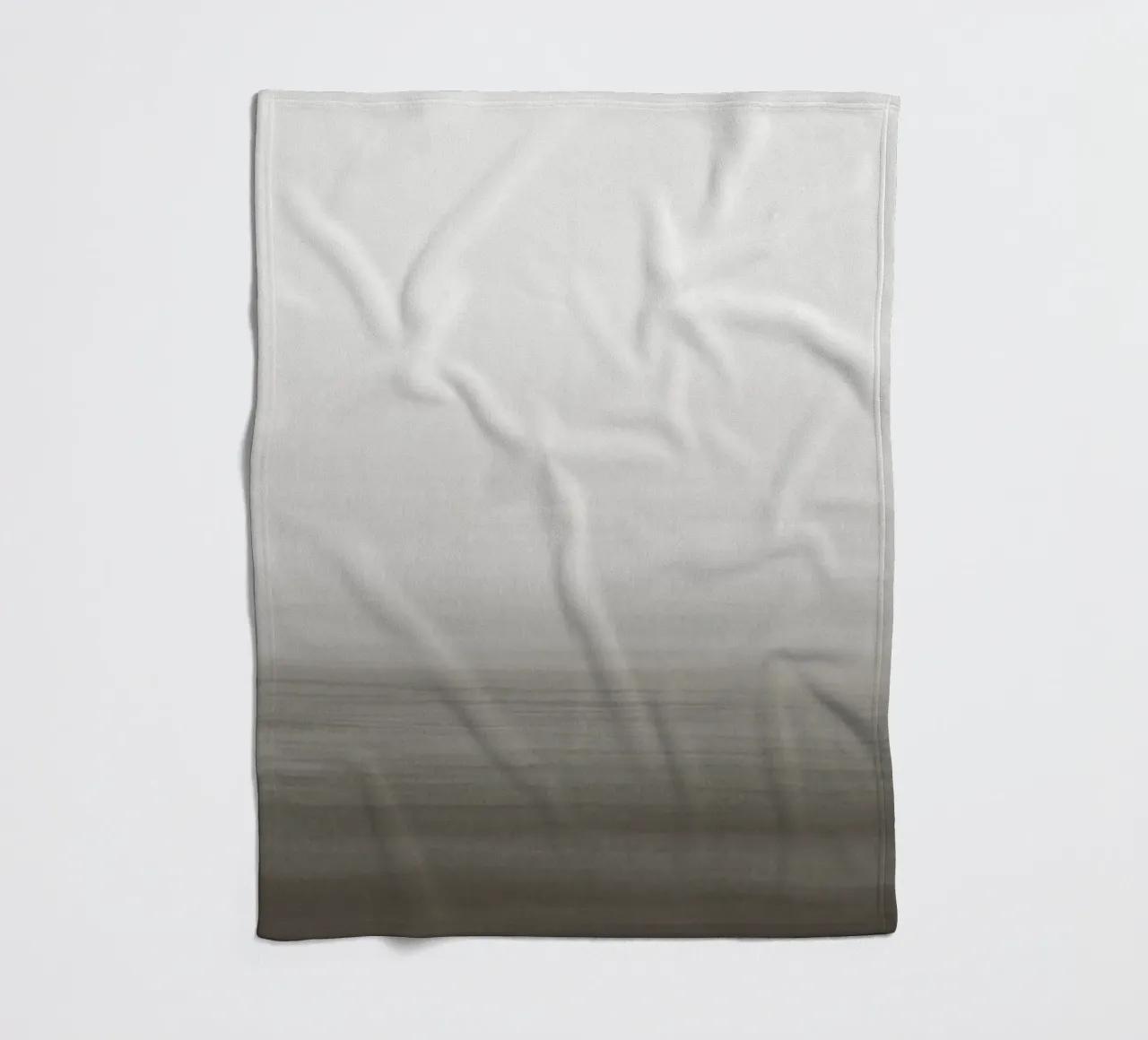 Gradiente di acquerello grigio taupe coperta in pile da NouveauPrints