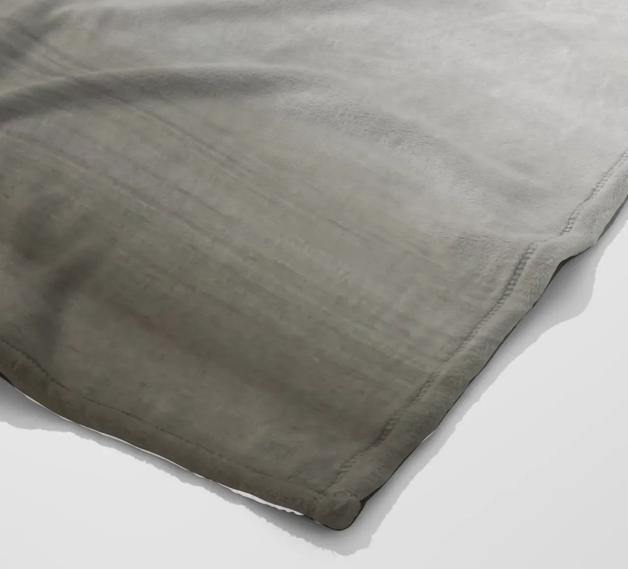 Gradiente di acquerello grigio taupe coperta in pile da NouveauPrints
