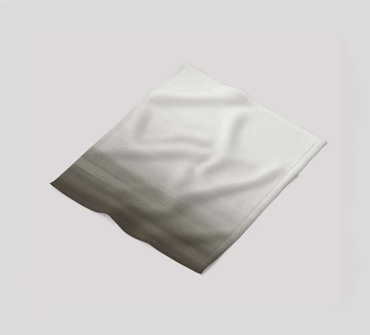 Gradiente di acquerello grigio taupe coperta in pile da NouveauPrints