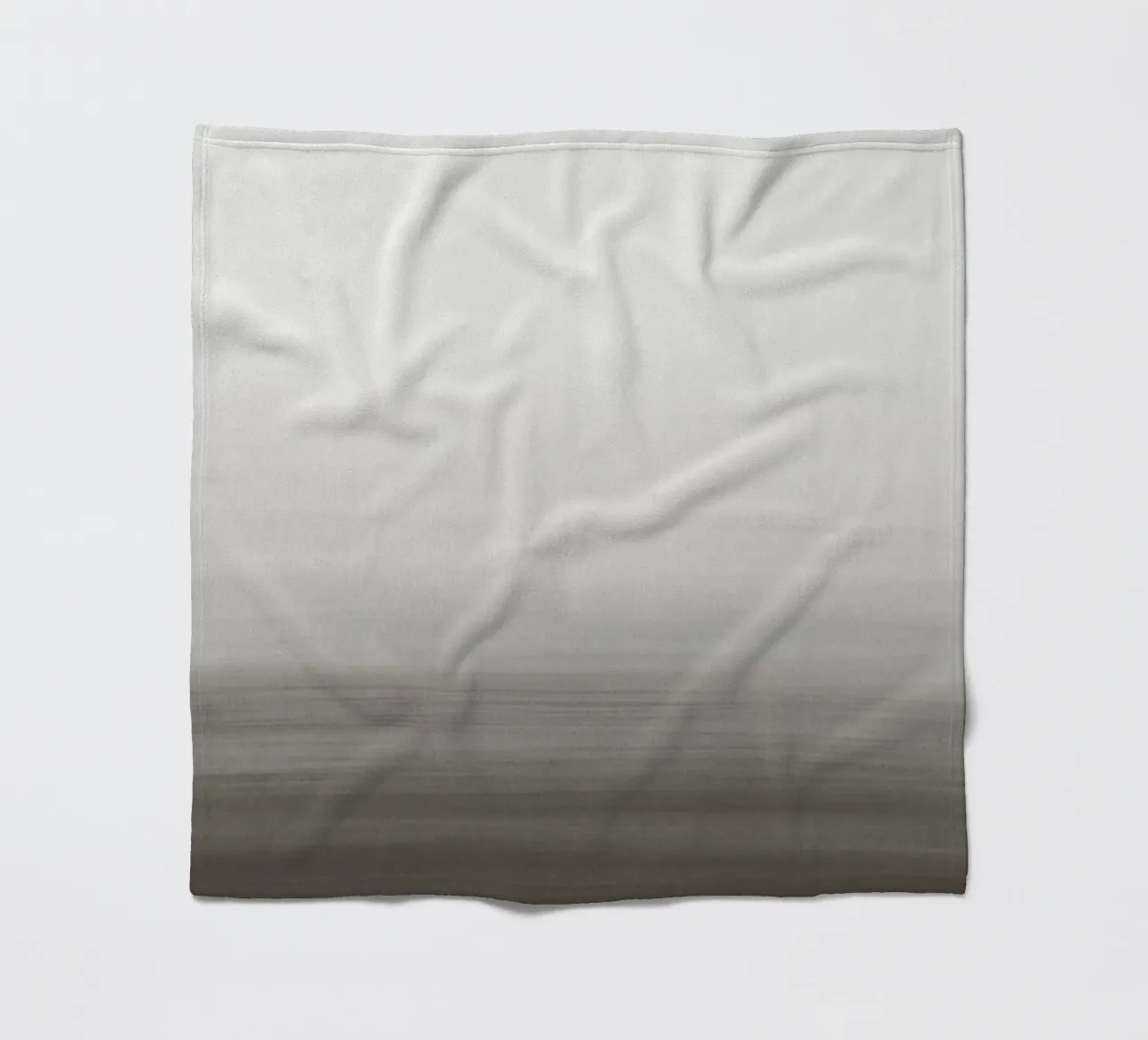 Gradiente di acquerello grigio taupe coperta in pile da NouveauPrints