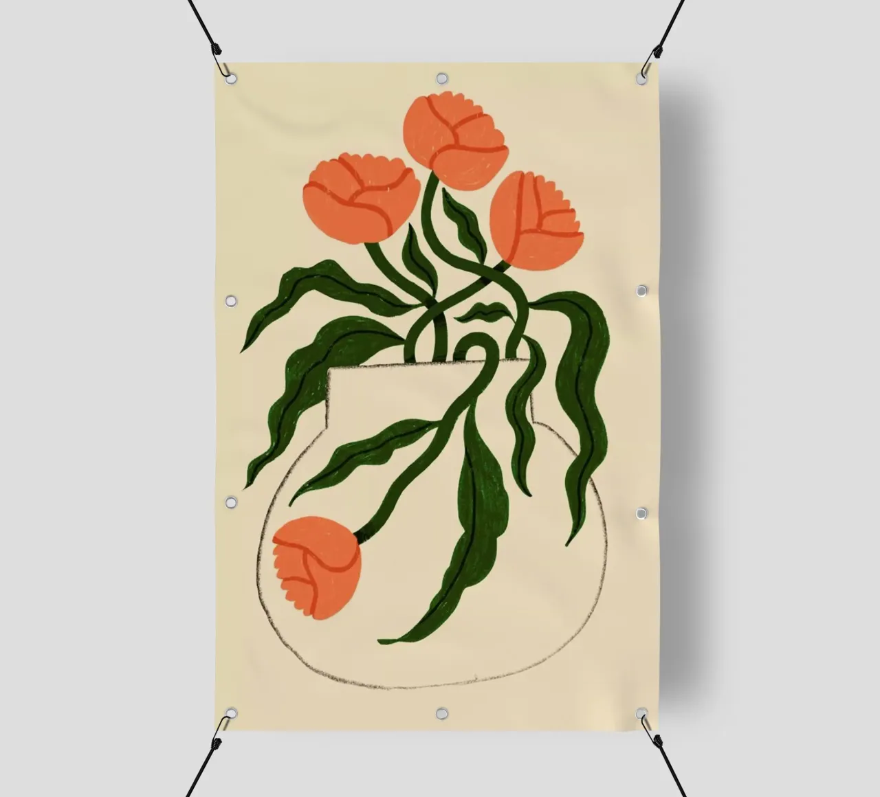 Marigolds in Motion telo in pvc da Pure