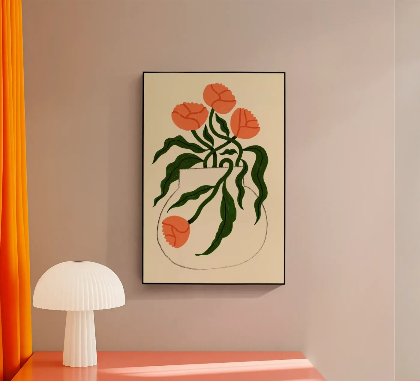 Marigolds in Motion plexiglass da Pure