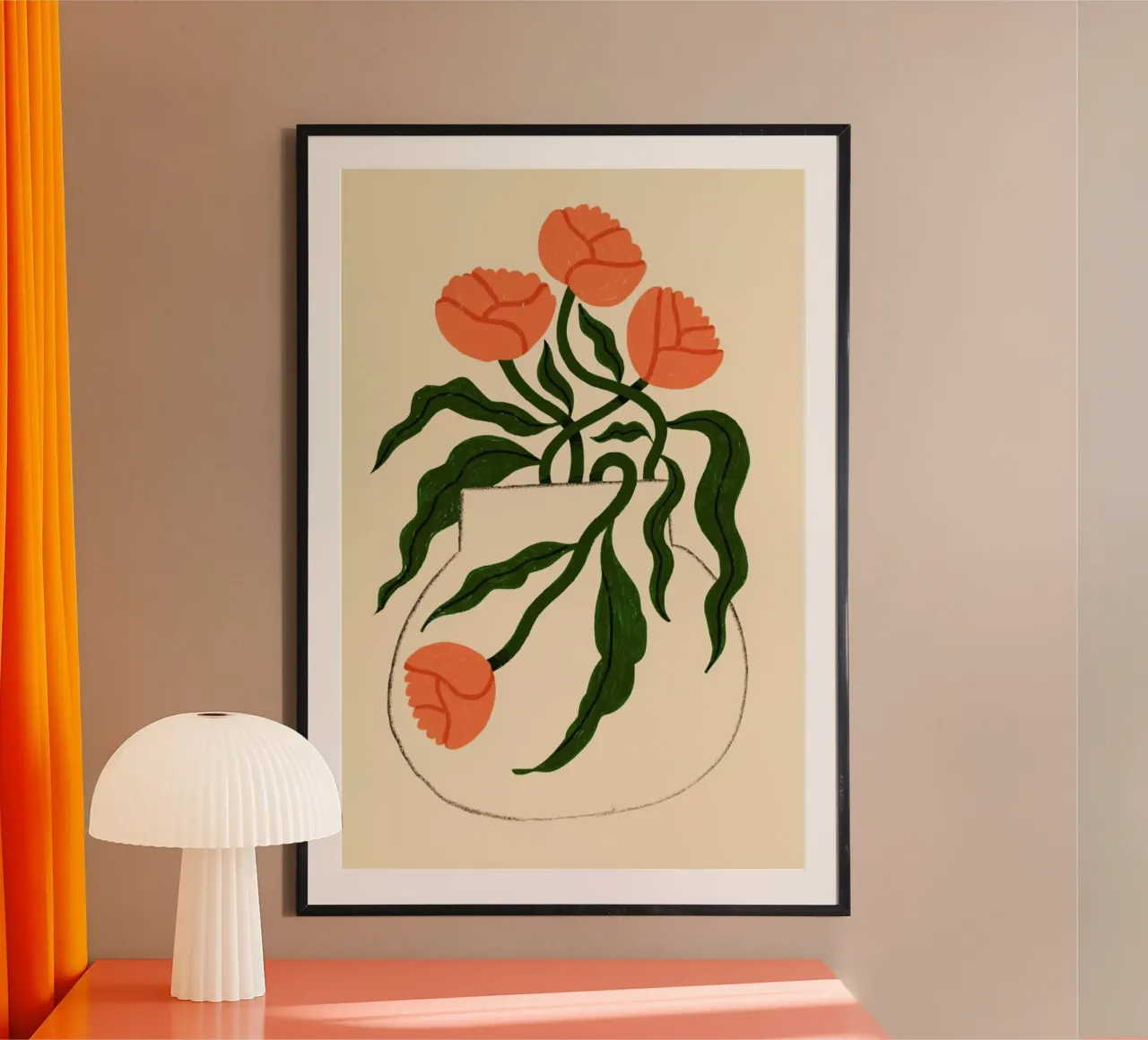 Marigolds in Motion carta hahnemühle da Pure