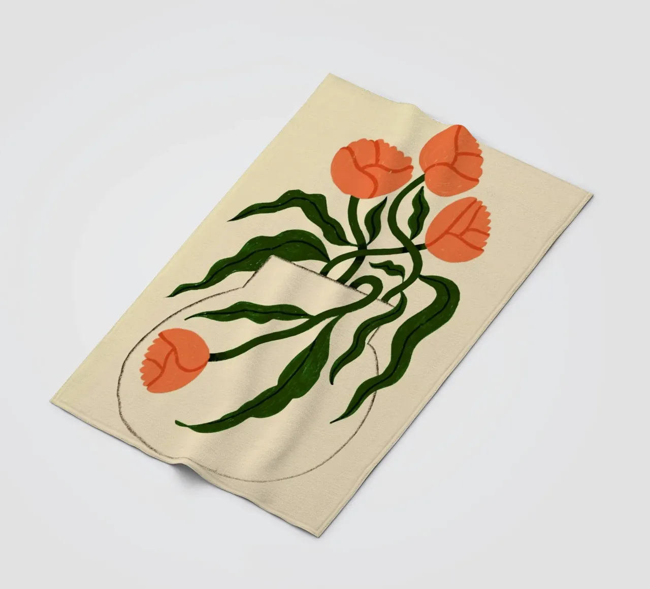 Marigolds in Motion coperta in pile da Pure