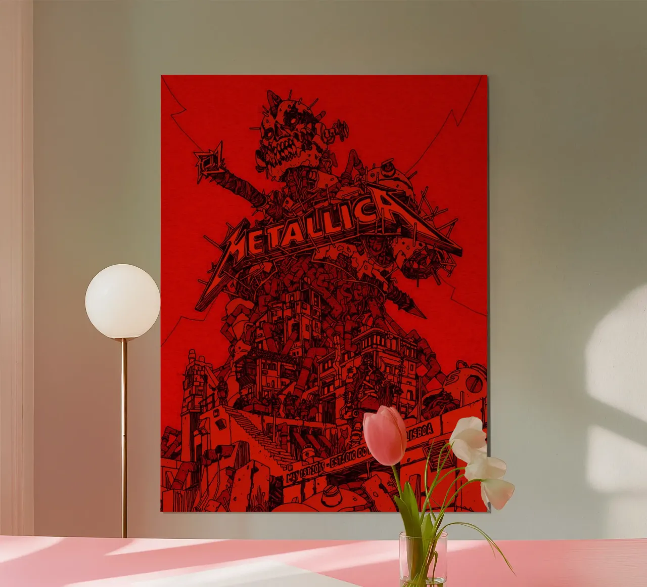 metallica band art carta hahnemühle da vanhesling