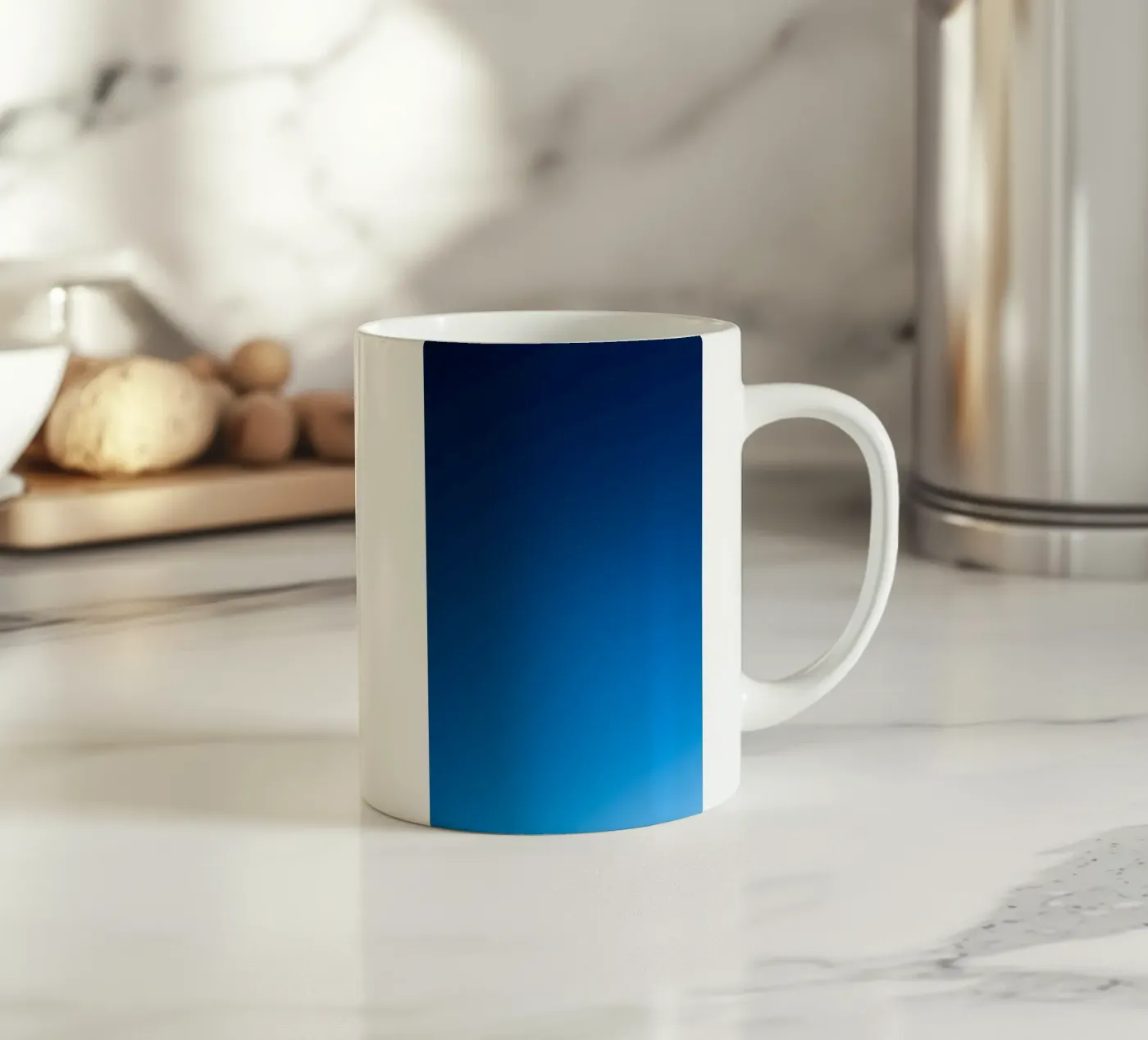 Blau ceramic mug by UrbanART