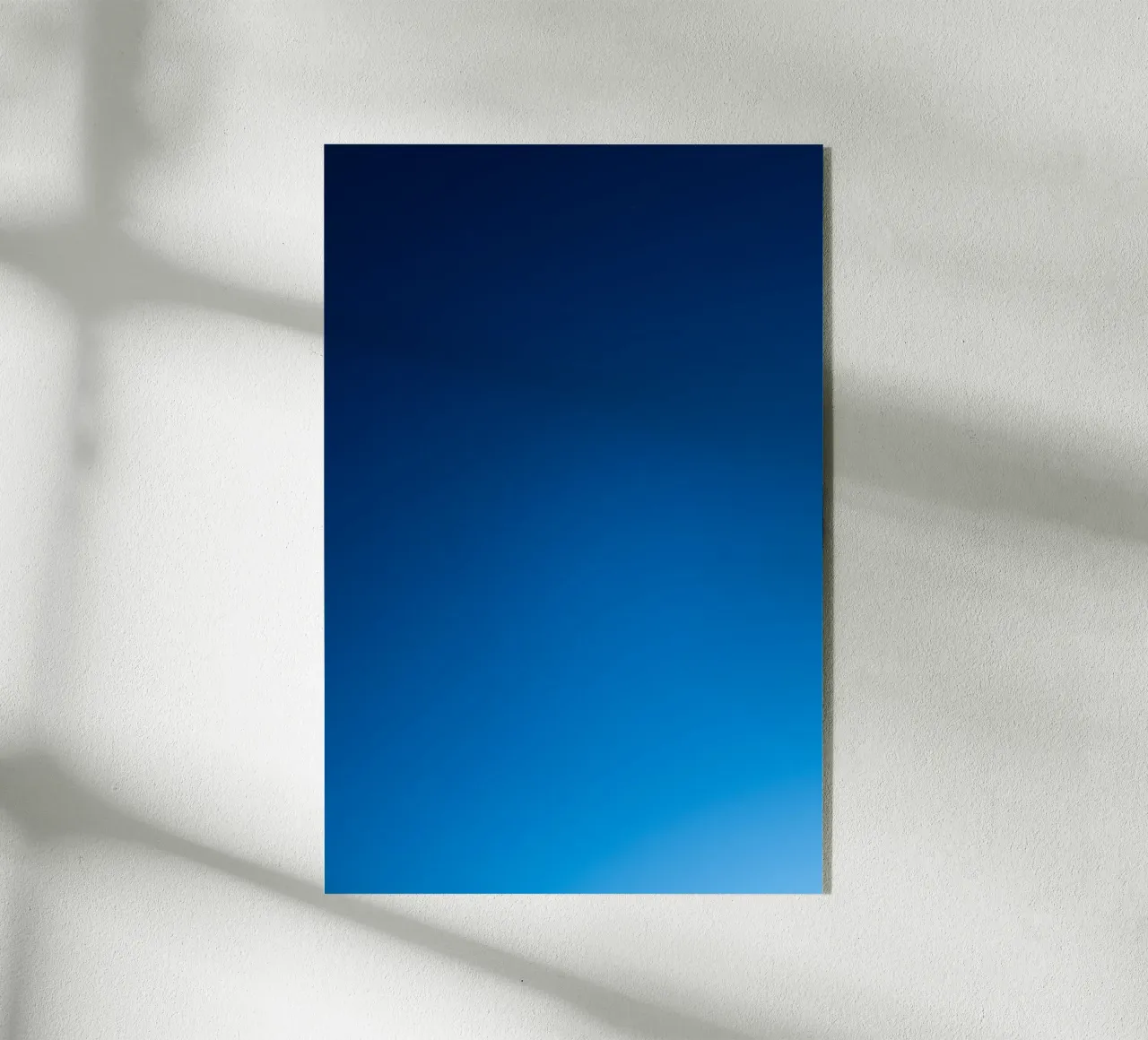 Blau acrylic glass by Flo Klein