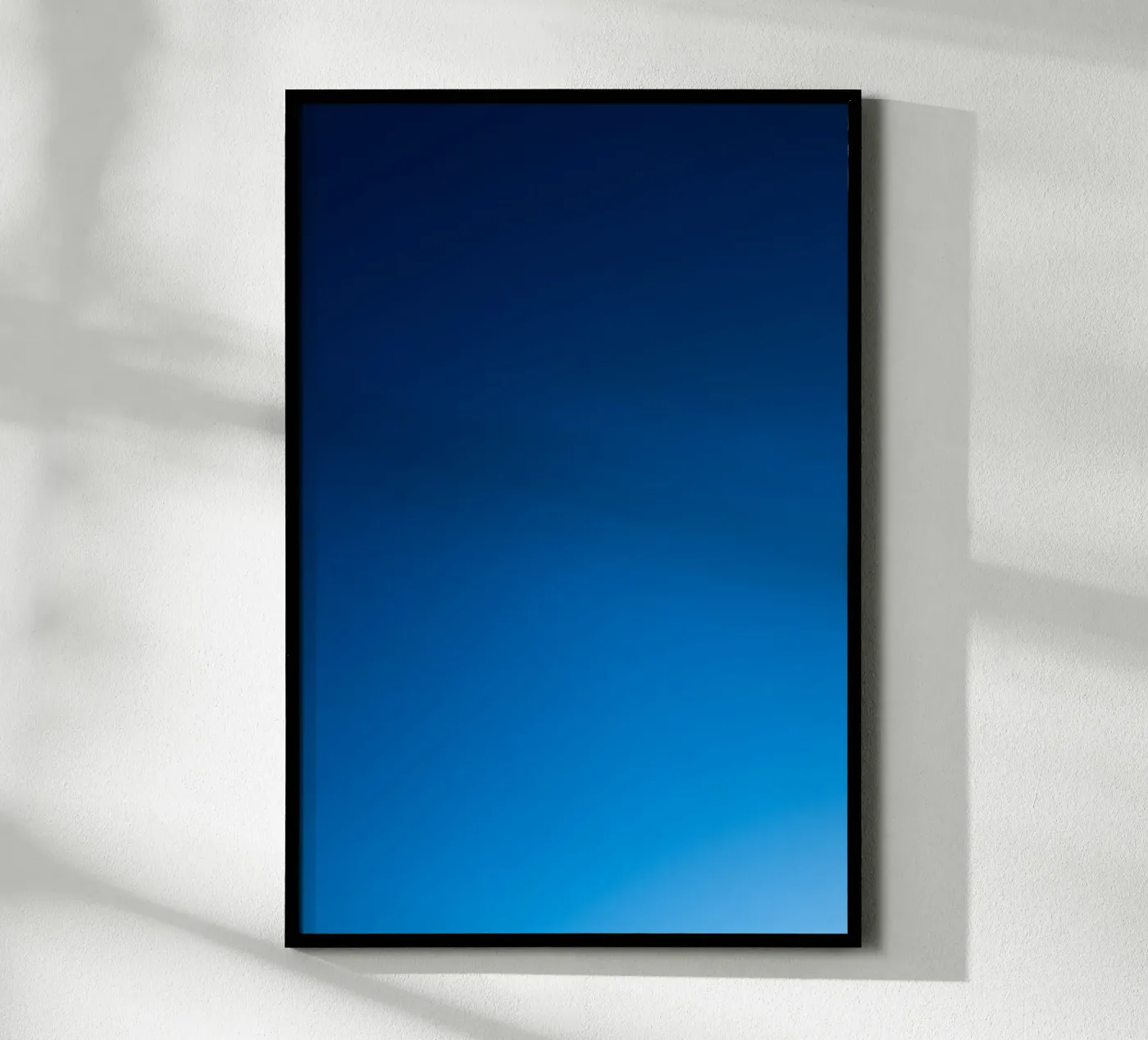Blau Poster von UrbanART