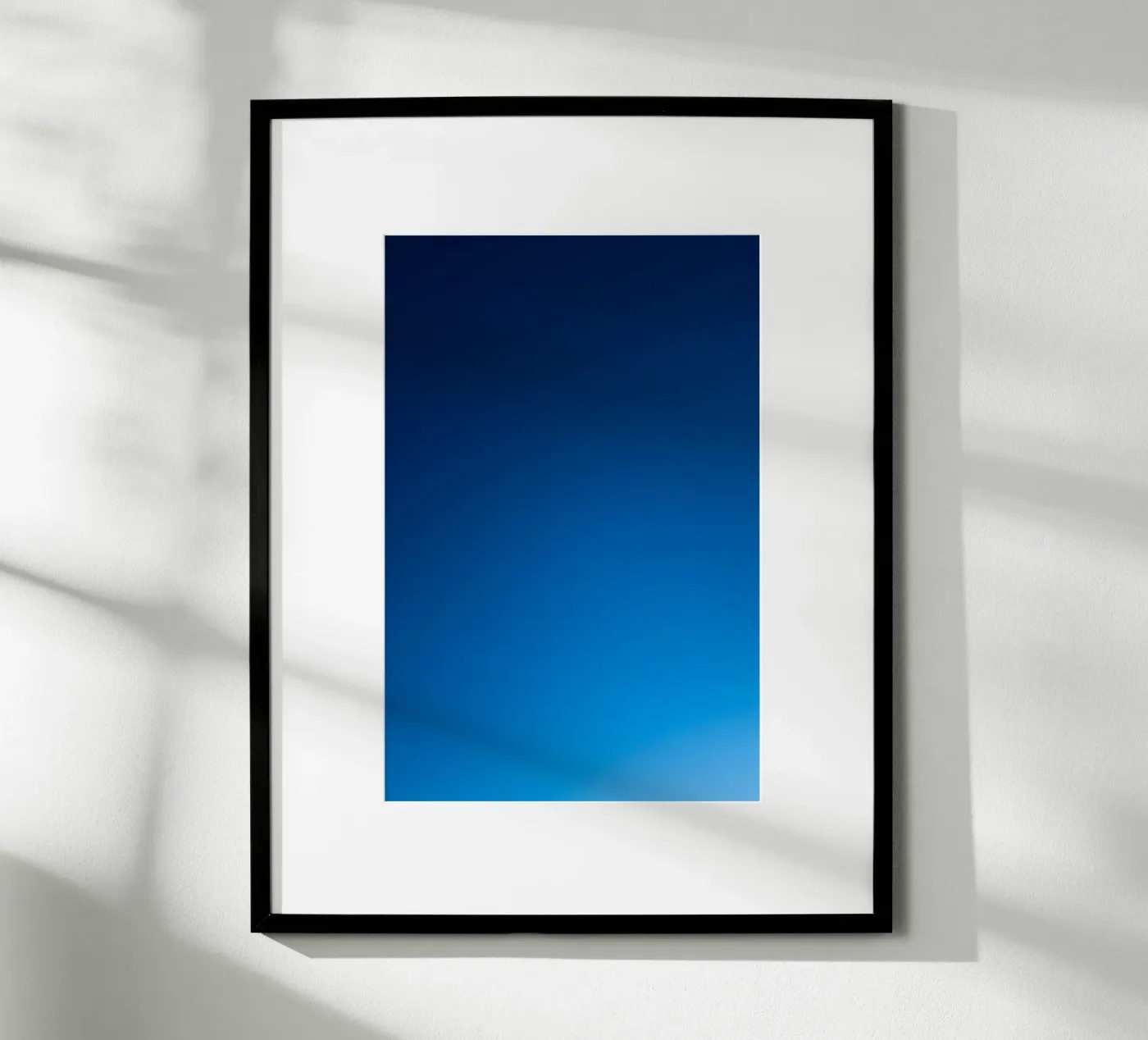 Blau Poster von UrbanART