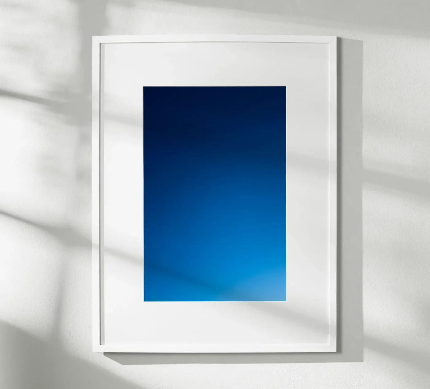 Blau Poster von UrbanART