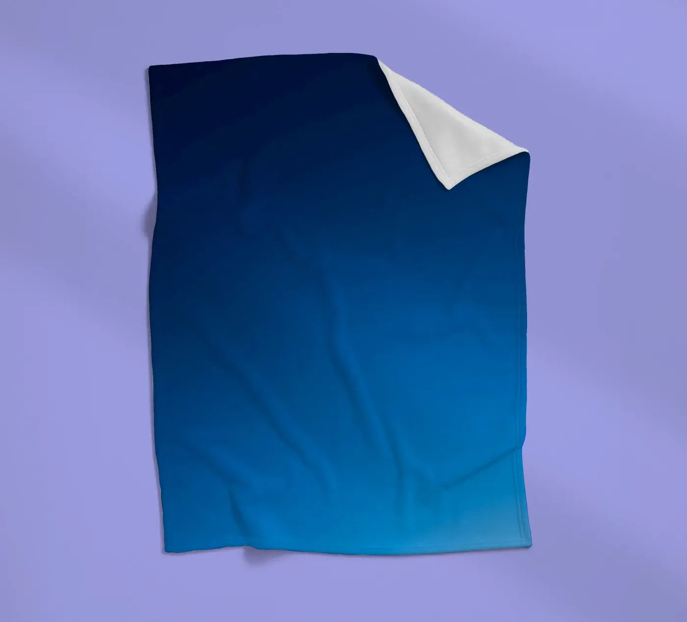 Blau Fleecedecke von UrbanART