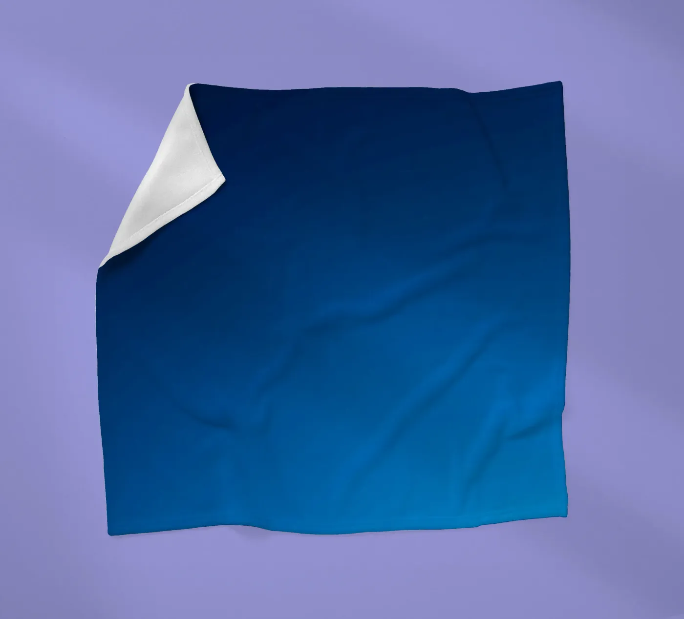 Blau Fleecedecke von UrbanART