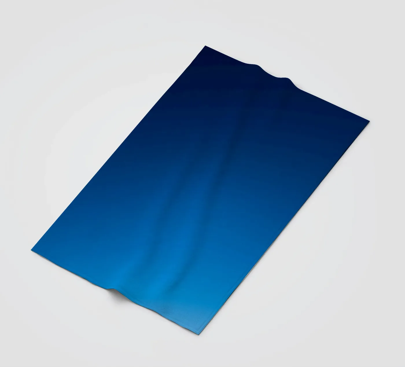 Blau Fleecedecke von UrbanART