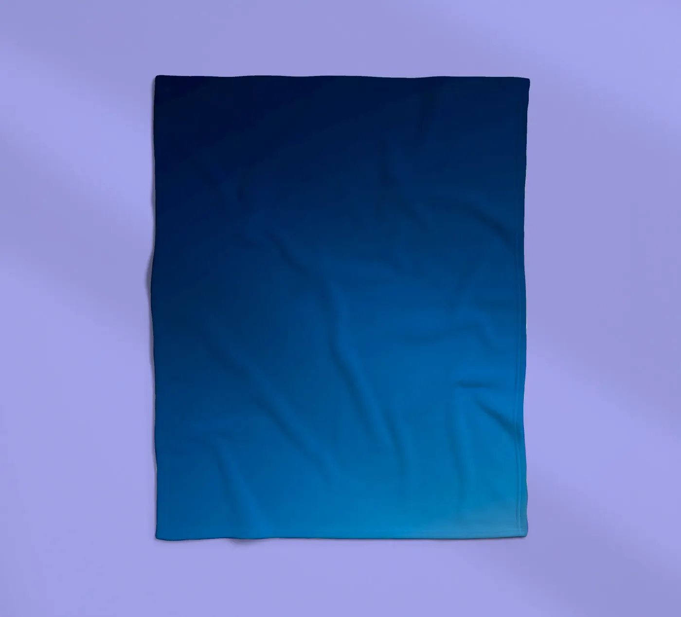 Blau Fleecedecke von UrbanART