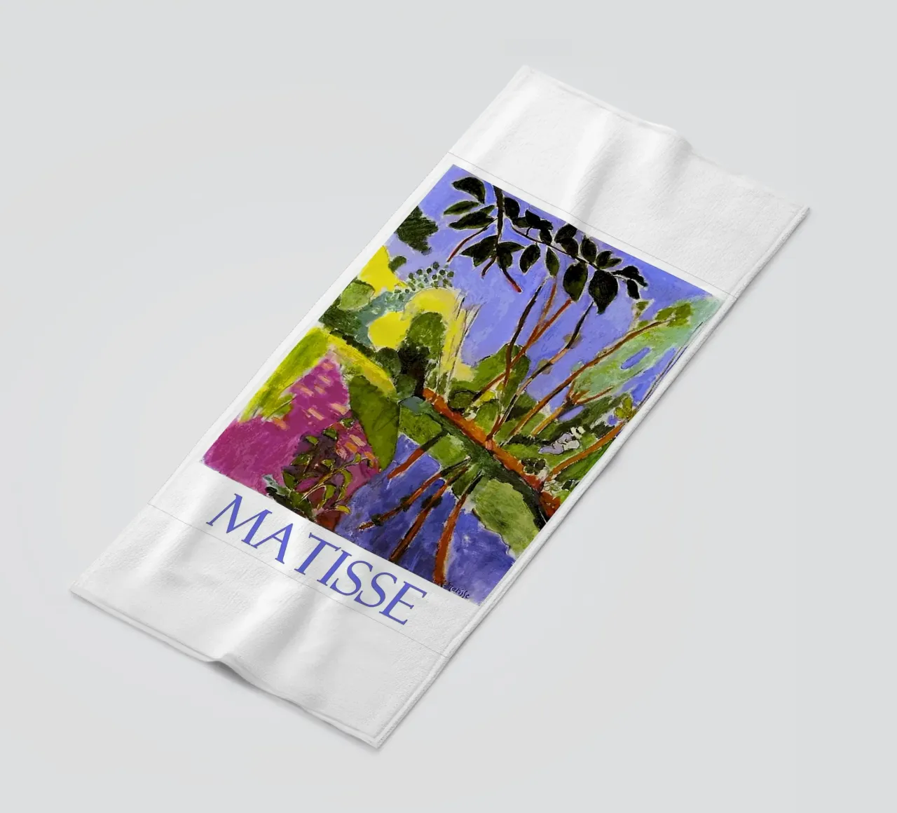 reverside view beach towel by sazkia art