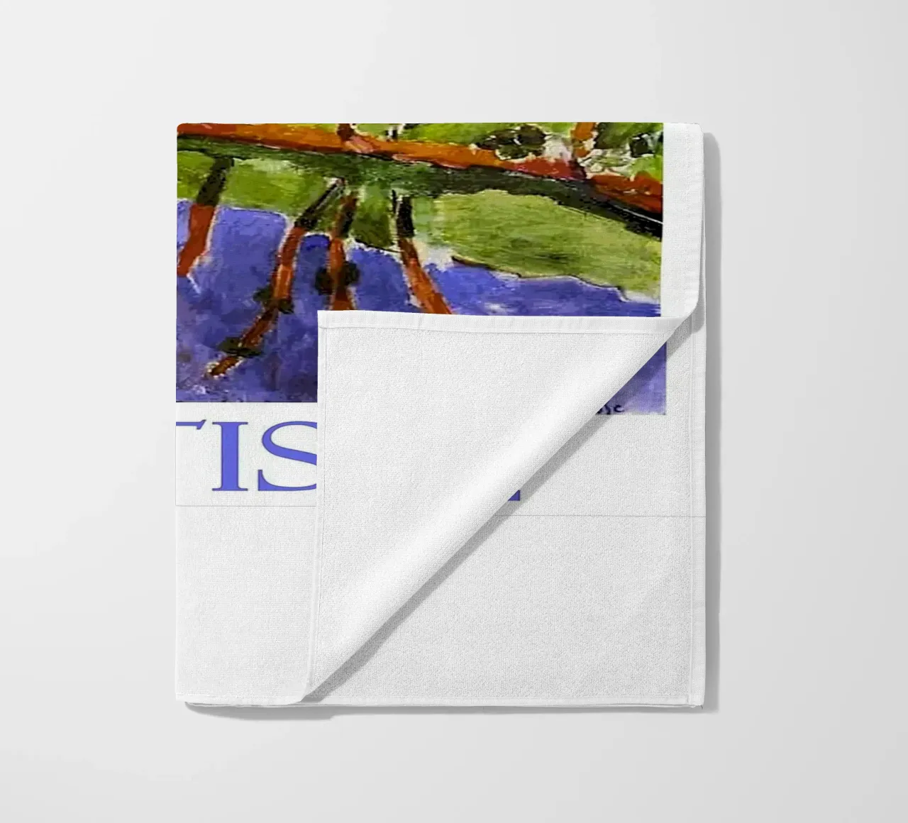 reverside view beach towel by sazkia art