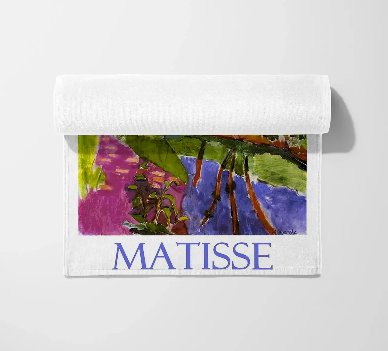 reverside view beach towel by sazkia art