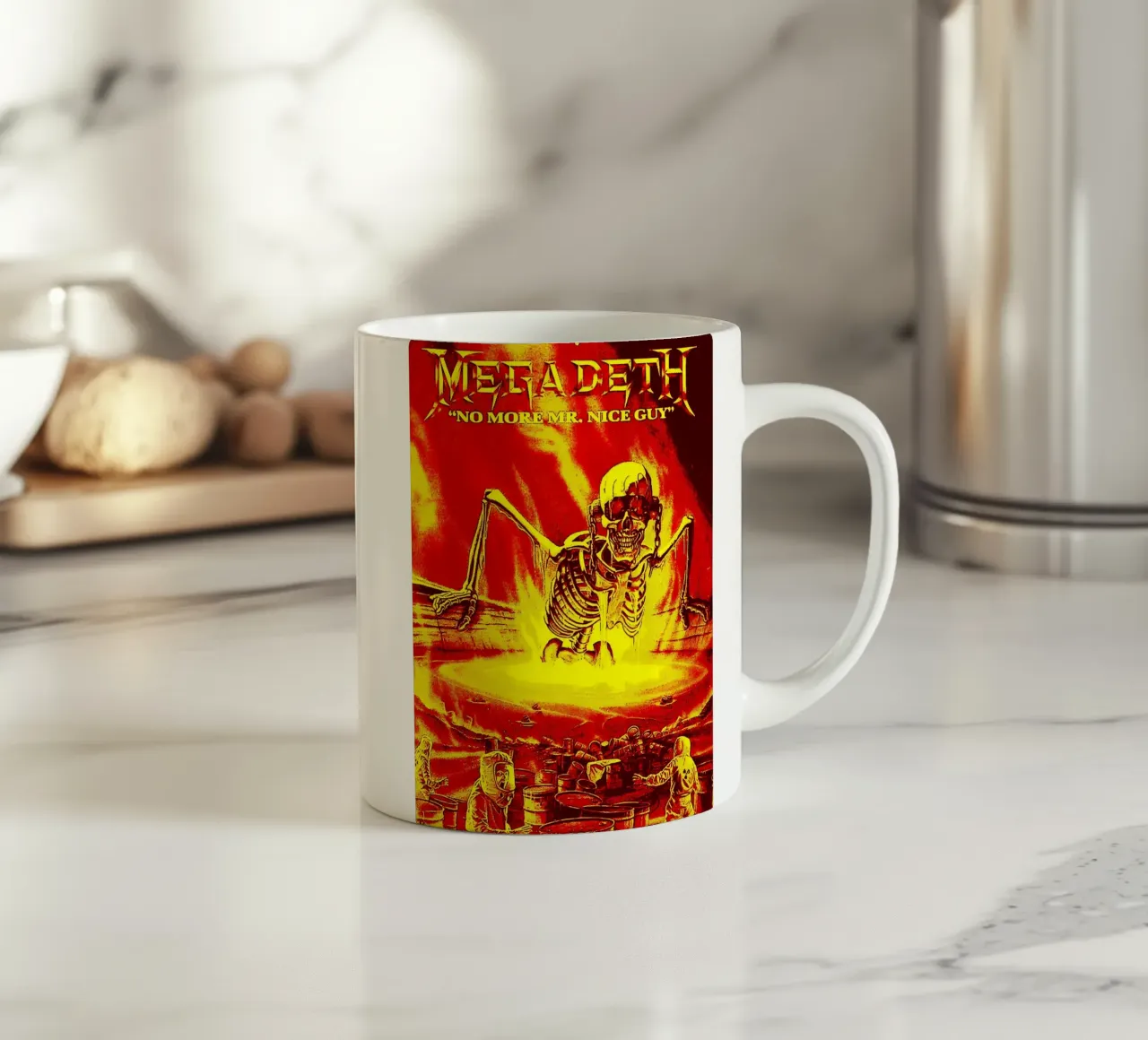 megadeth band art tazza in ceramica da vanhesling