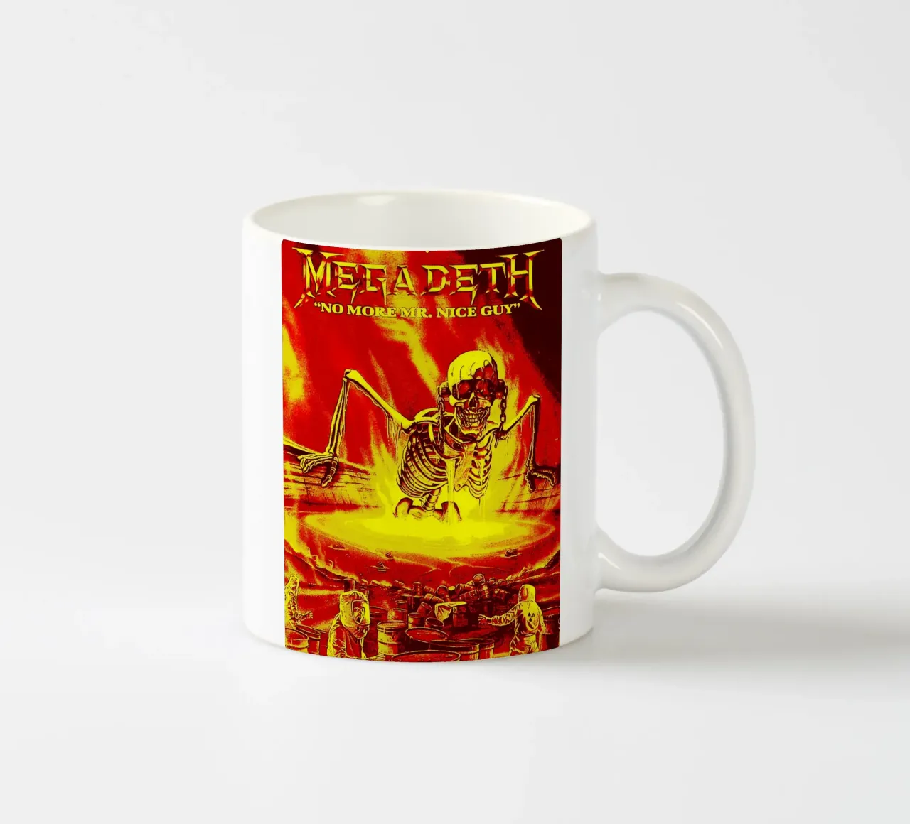 megadeth band art tazza in ceramica da vanhesling