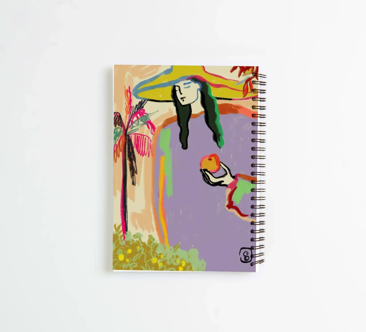 Harvest spiral notebook by Sandra Poliakov