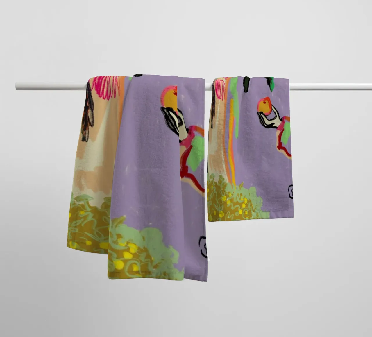 Harvest towel by Sandra Poliakov