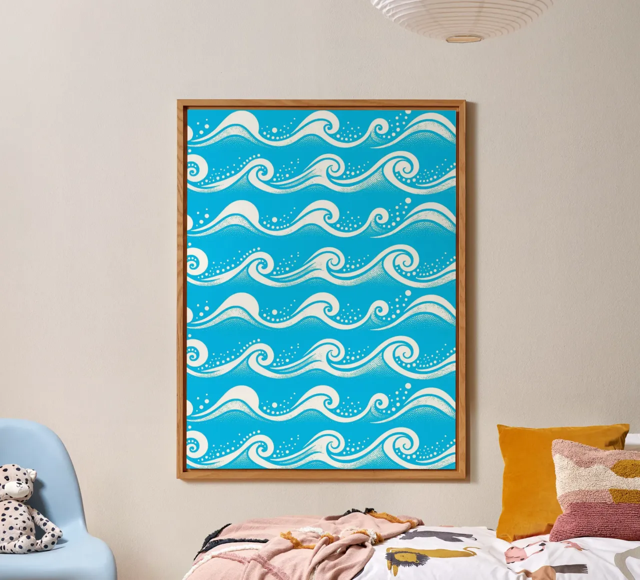 Onde Acqua Blu Bianco pannello forex da SilverPegasus