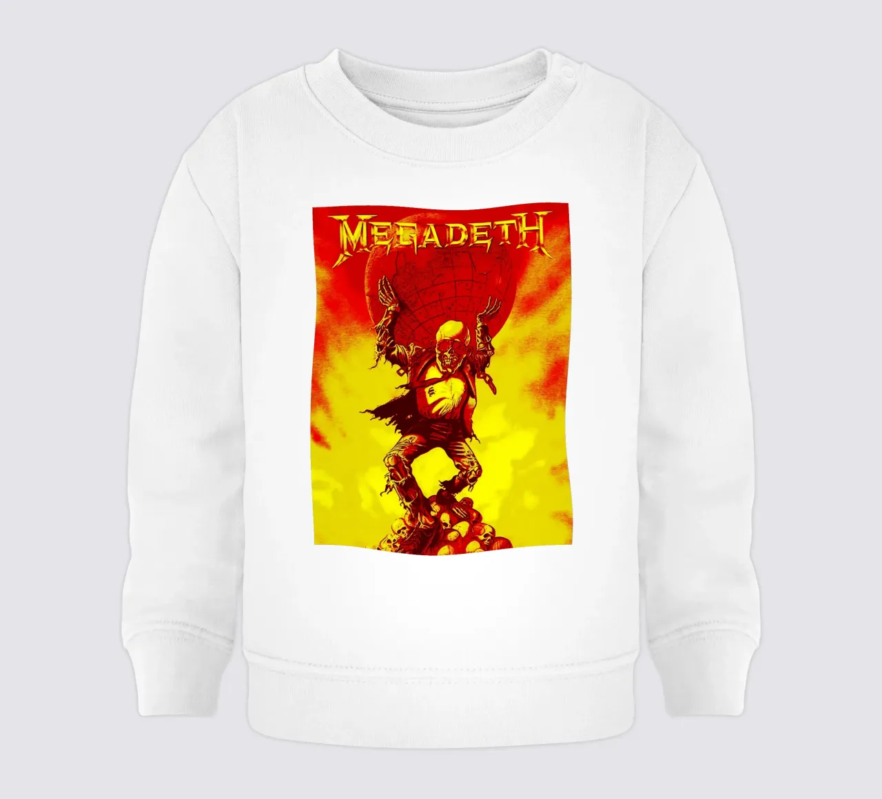 megadeth band art felpa neonato da vanhesling