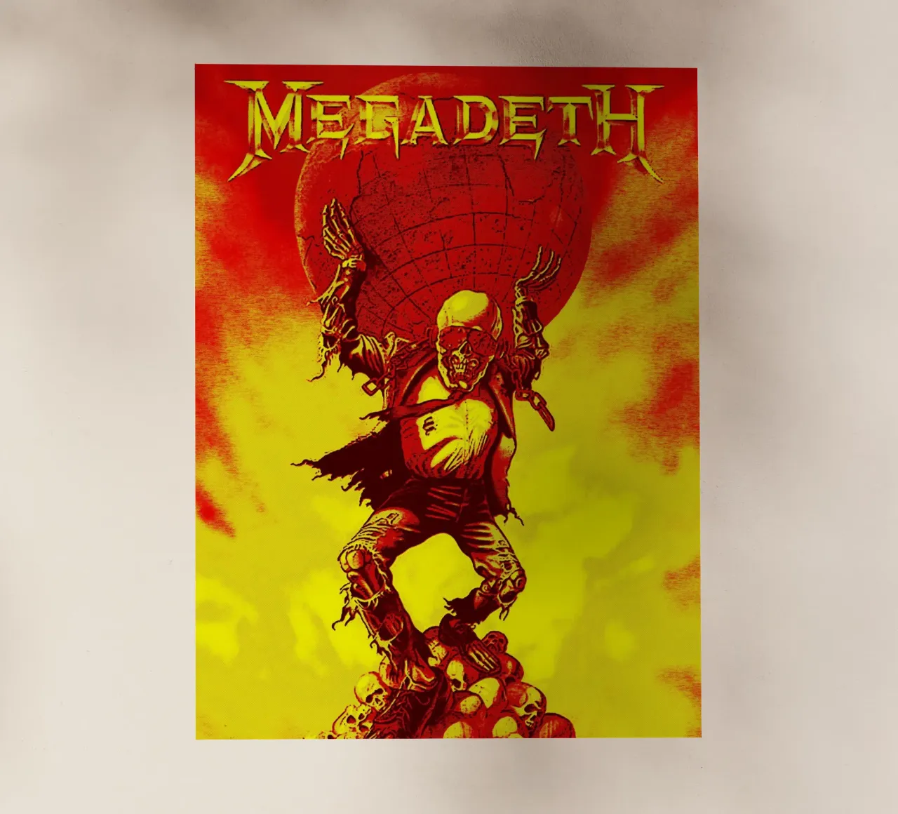 megadeth band art pellicola backlit da vanhesling