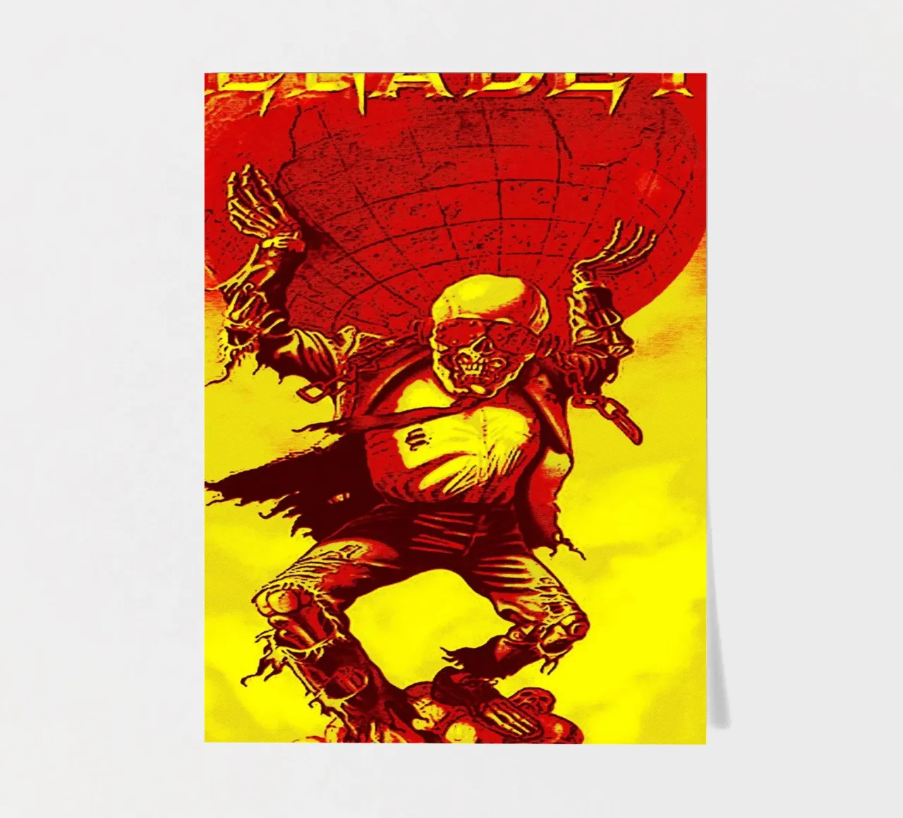 megadeth band art sticker sheet by vanhesling