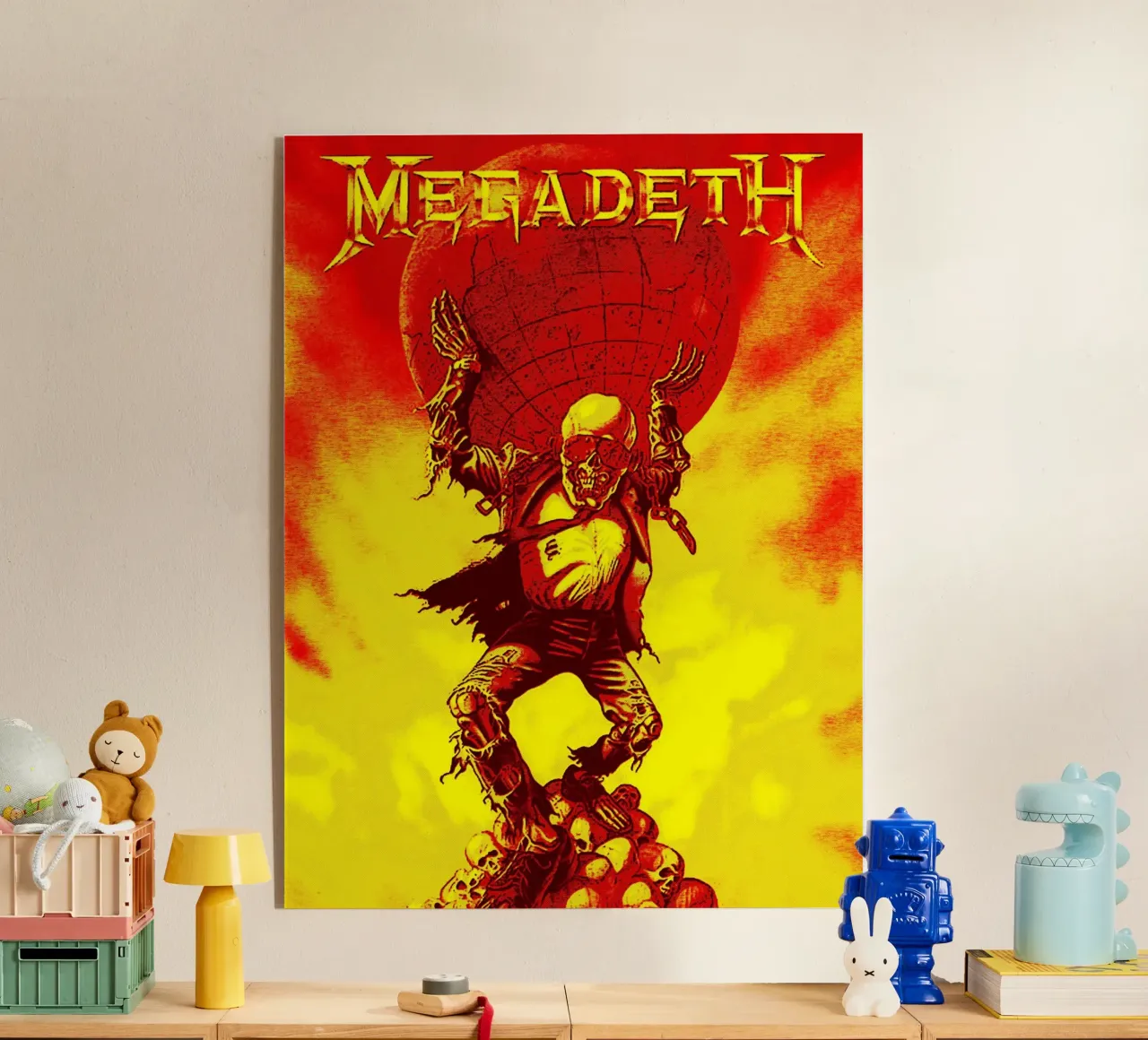 megadeth band art acrylic glass by vanhesling