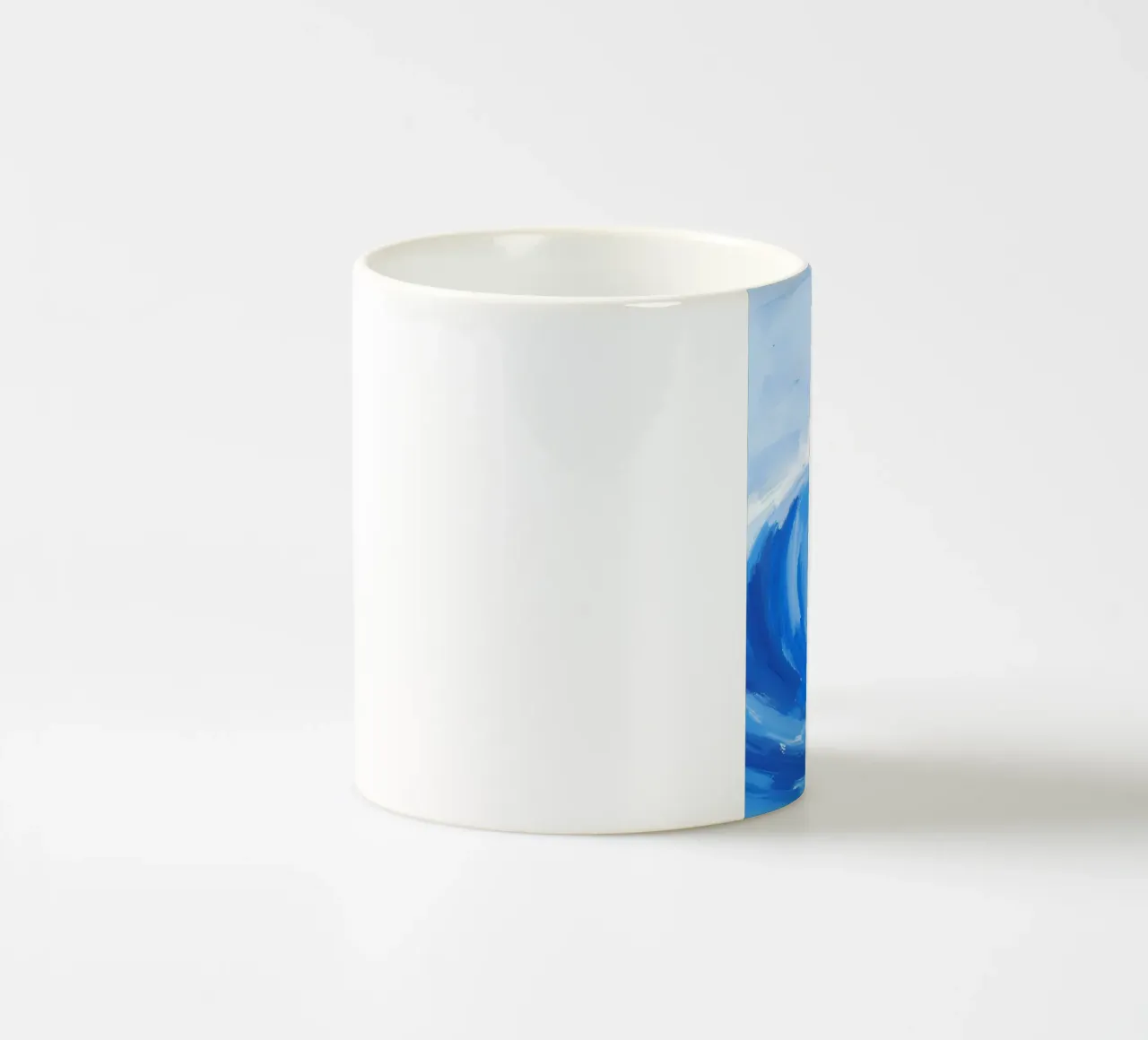 The wave tazza in ceramica da Ohkimiko