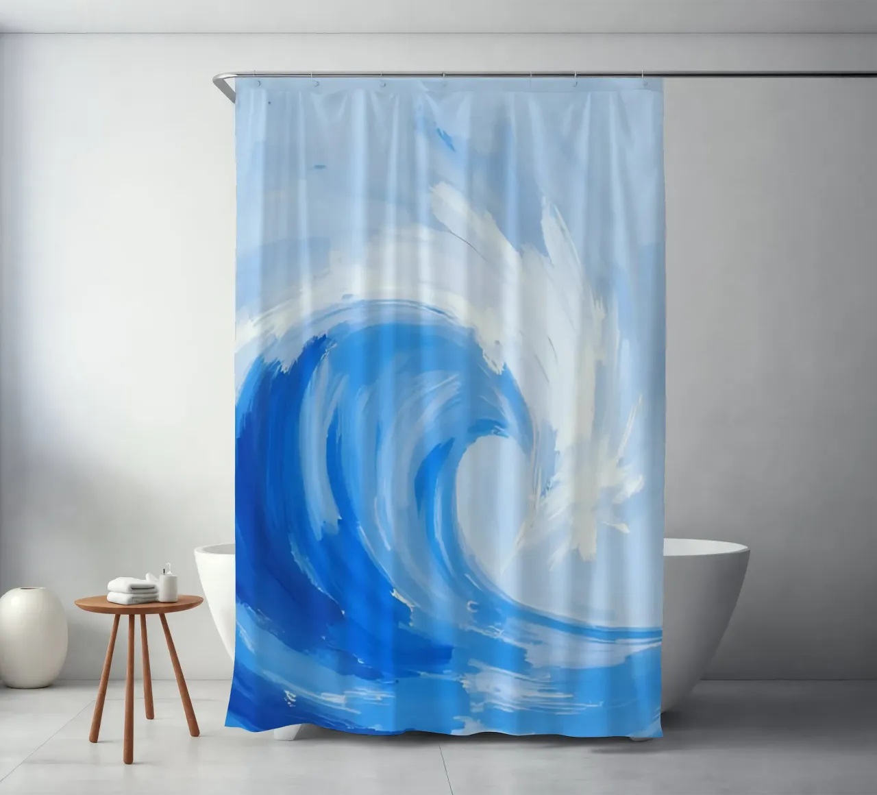 The wave tenda da doccia da Ohkimiko